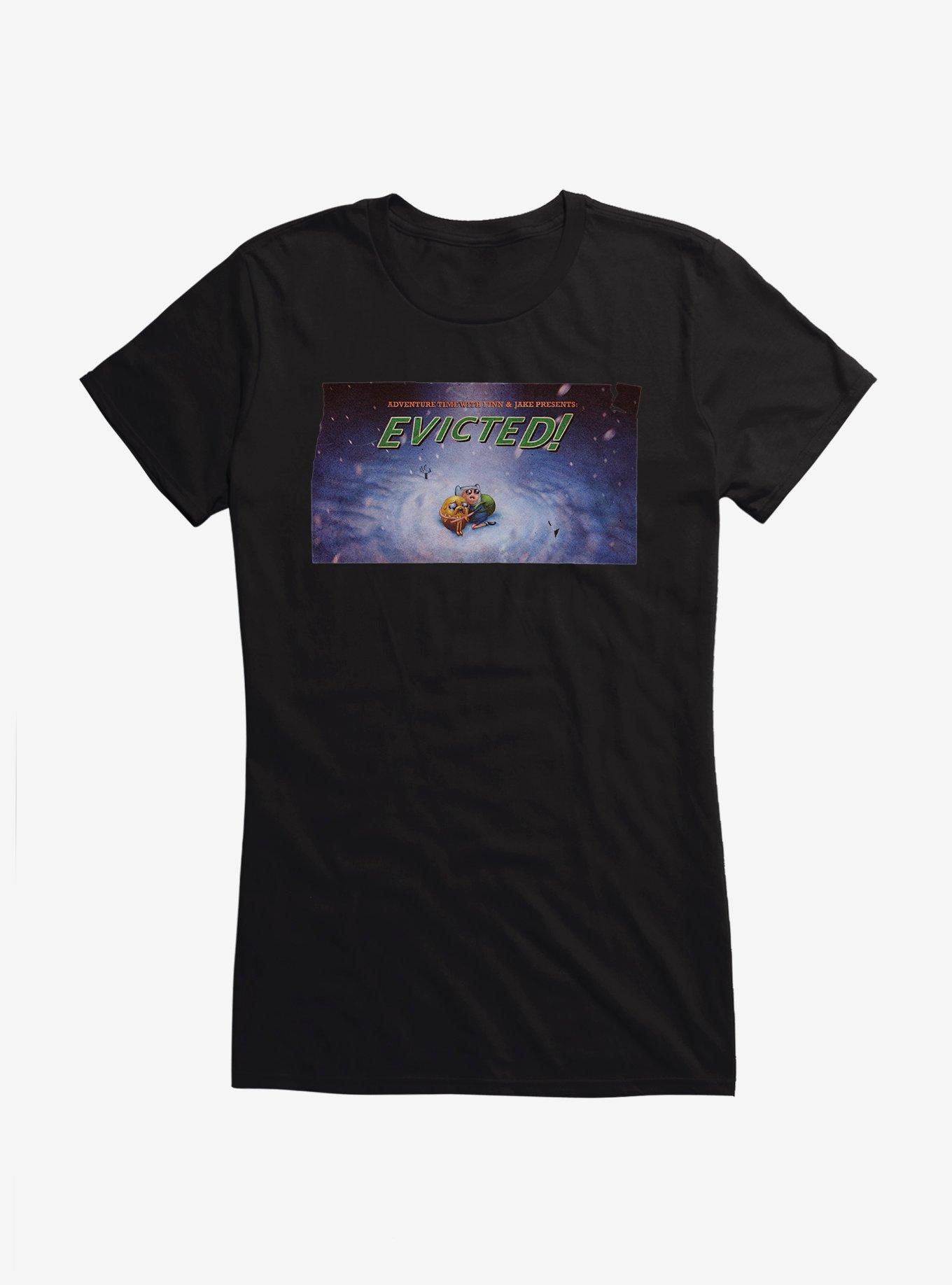 Adventure Time Evicted Girls T-Shirt, BLACK, hi-res