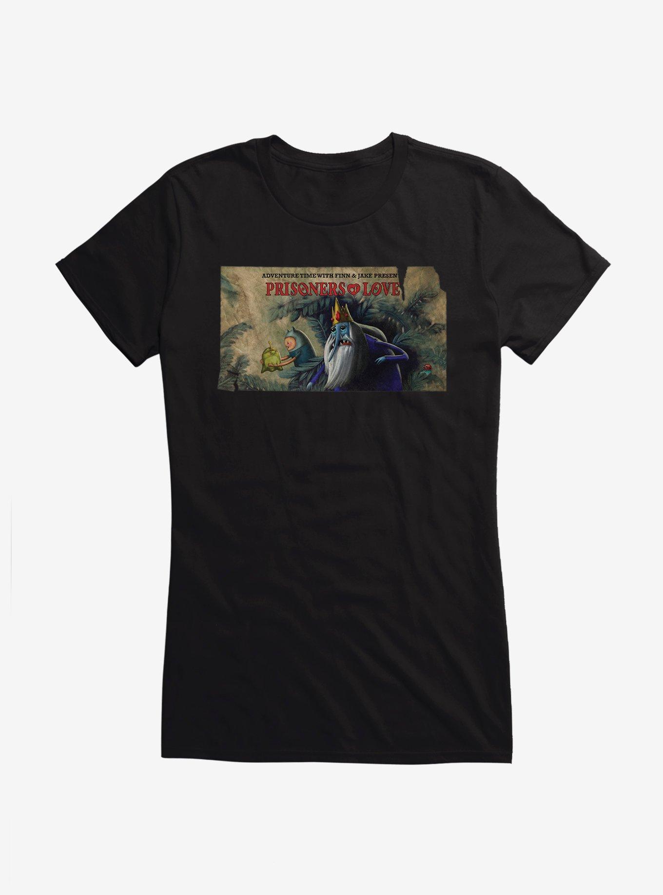 Adventure Time Prisoners Of Love Girls T-Shirt, BLACK, hi-res
