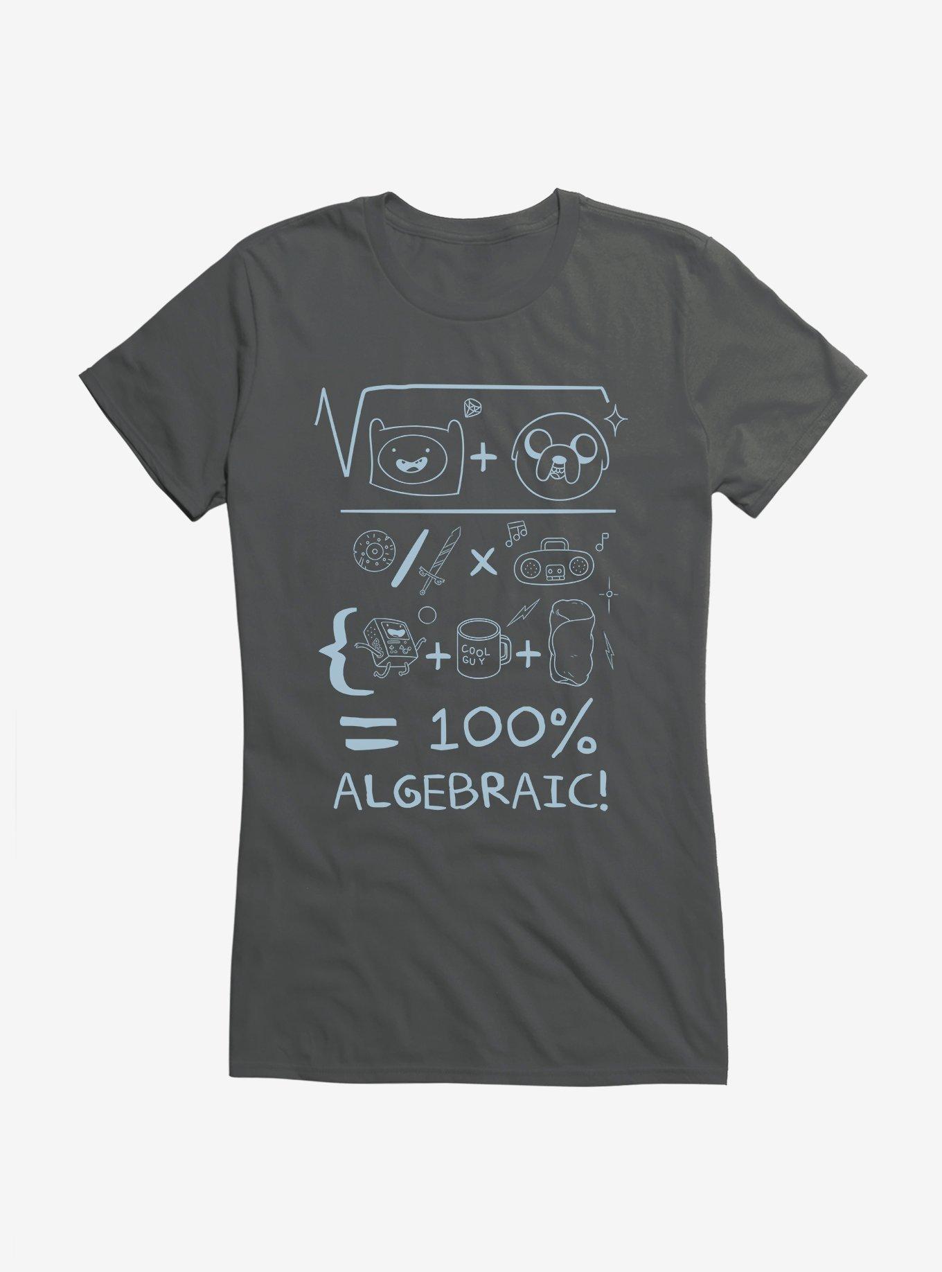 Adventure Time Finn And Jake Algebraic Girls T-Shirt