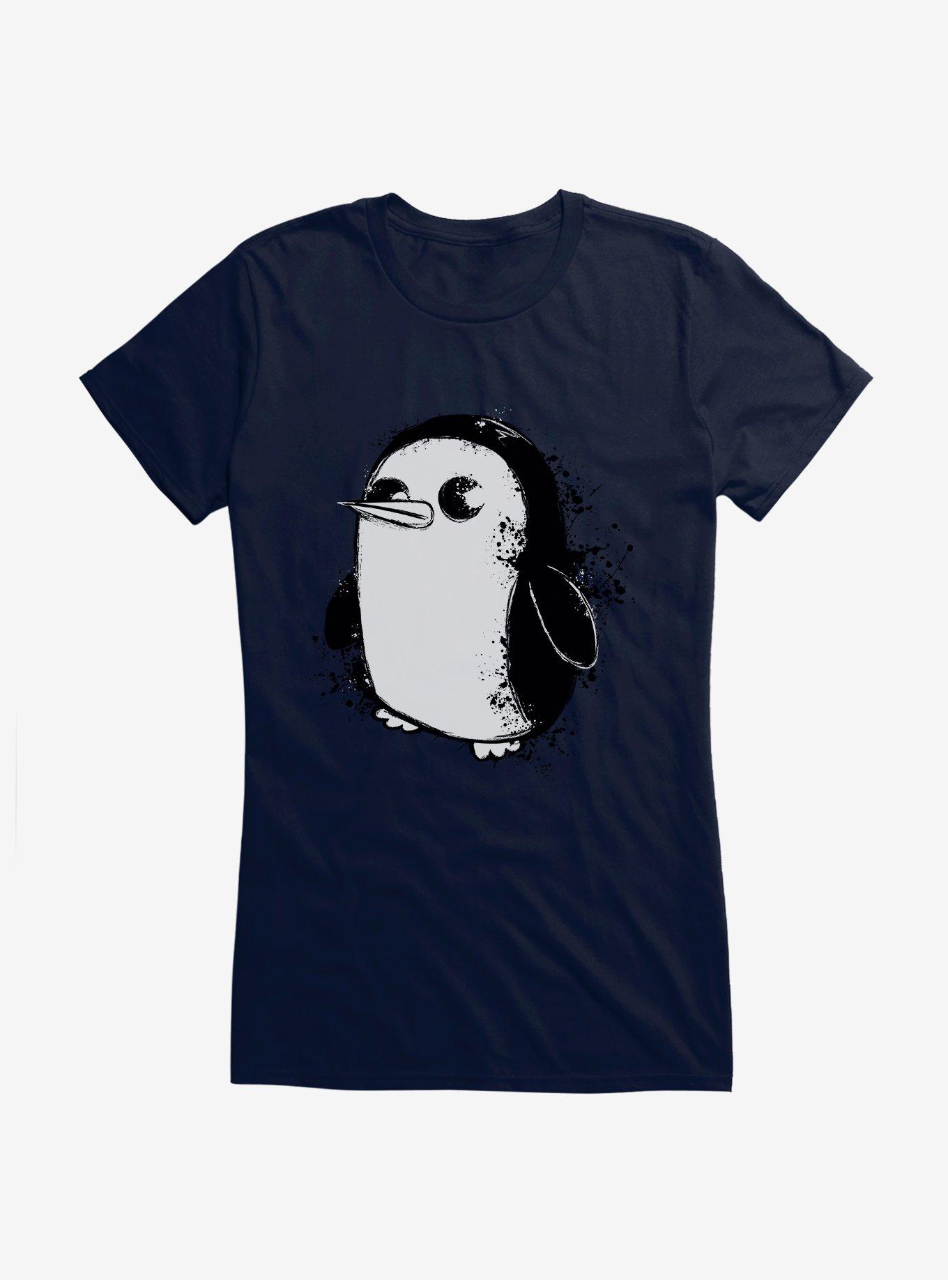 Adventure Time Gunter Splatter Girls T-Shirt, NAVY, hi-res