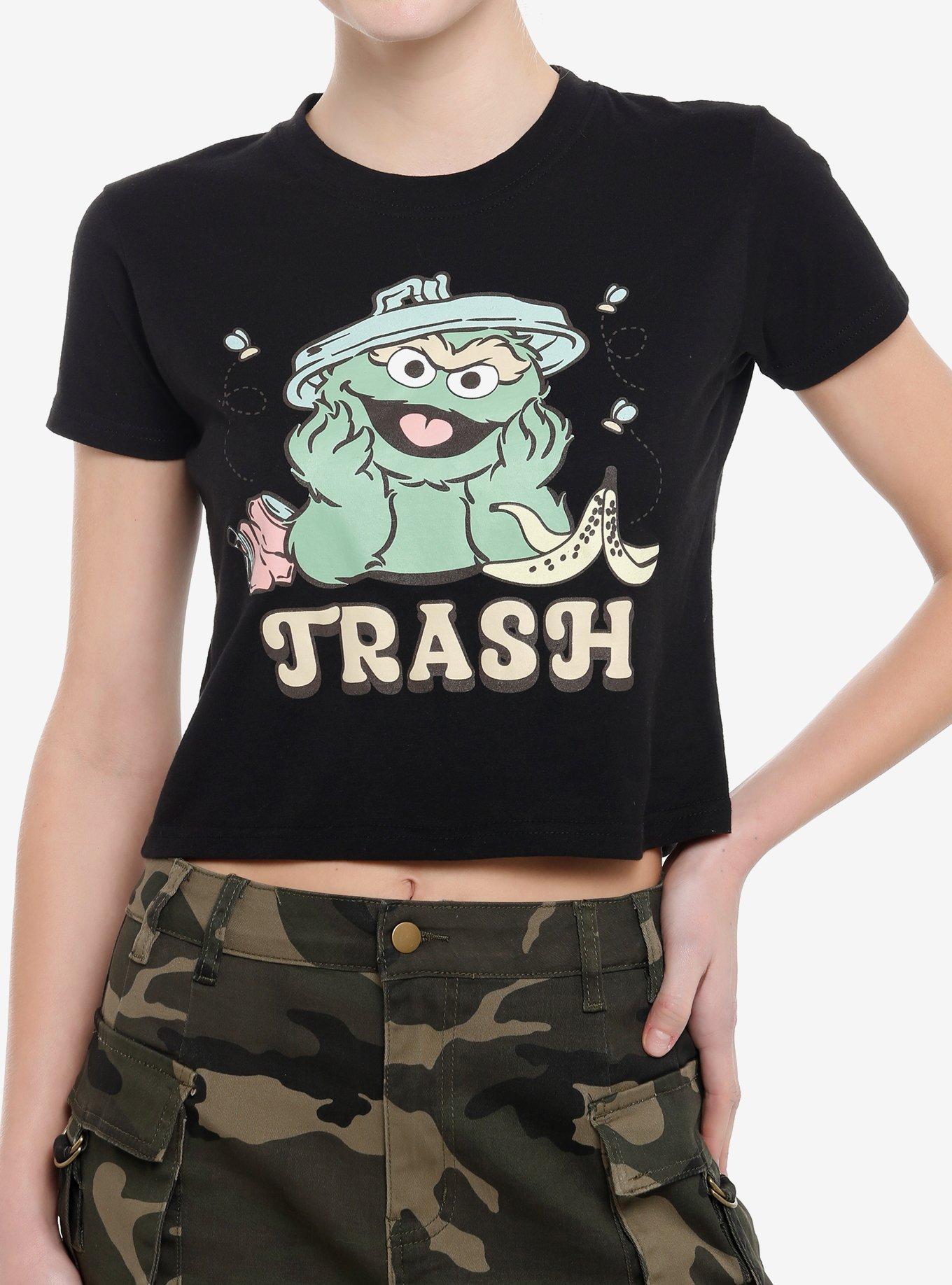 Sesame Street Oscar The Grouch Trash Girls Baby T-Shirt, , hi-res