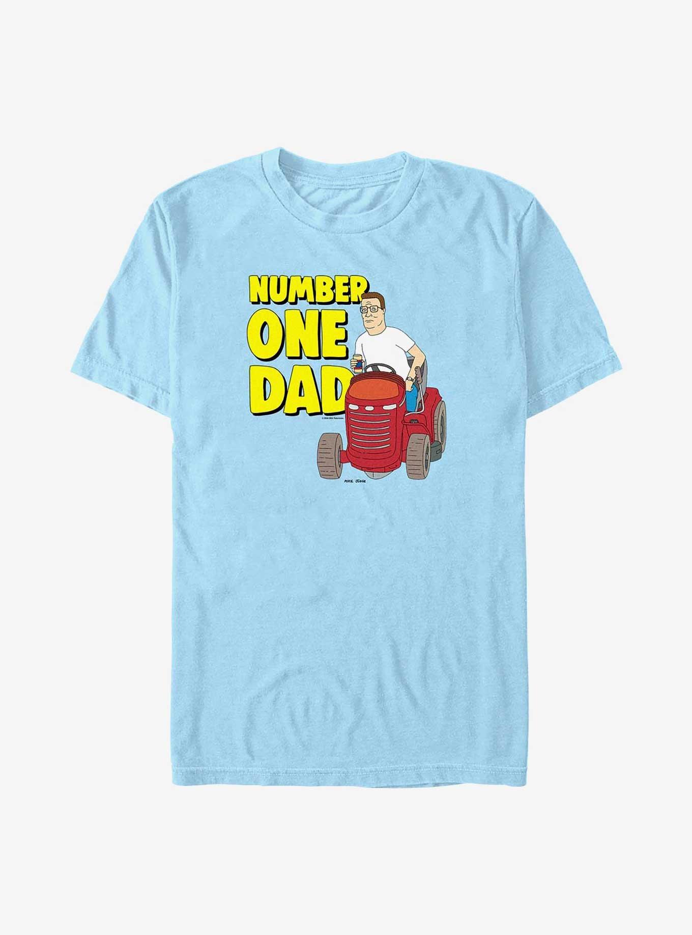 King of the Hill Number One Hank Extra Soft T-Shirt, LT BLUE, hi-res