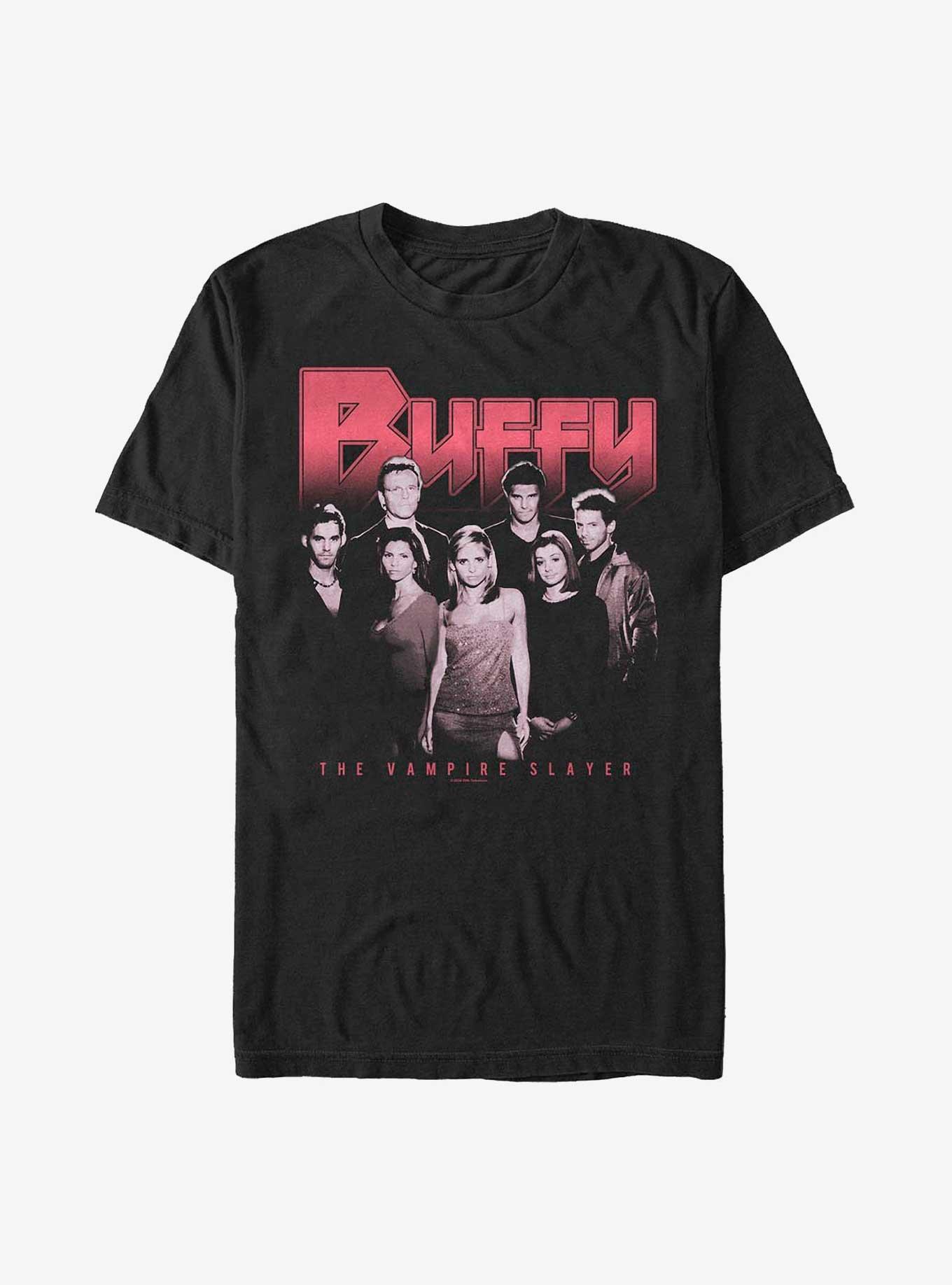 Buffy The Vampire Slayer Group Pose Extra Soft T-Shirt, , hi-res