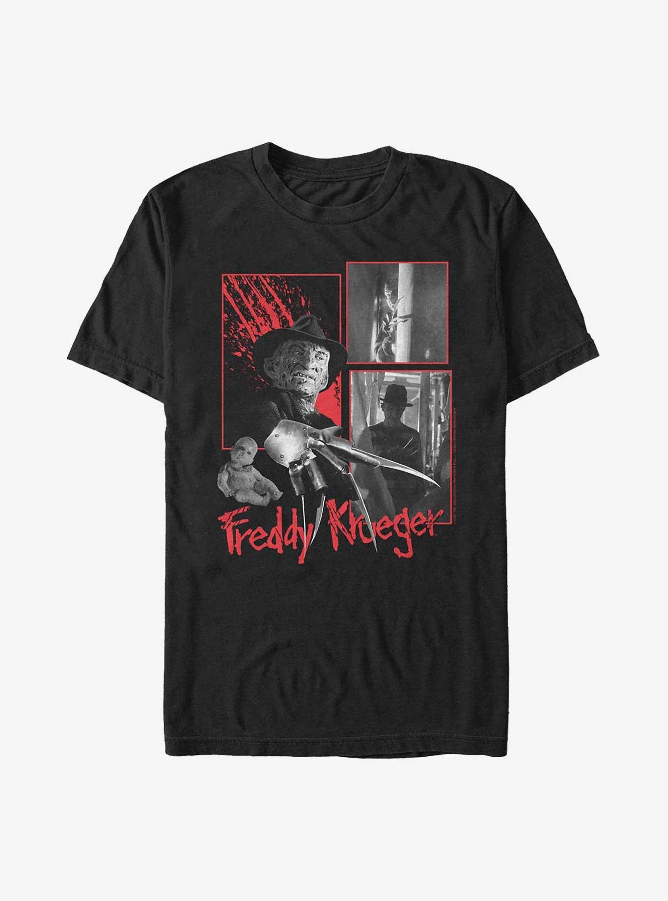 A Nightmare on Elm Street Freddy Krueger Extra Soft T-Shirt, BLACK, hi-res