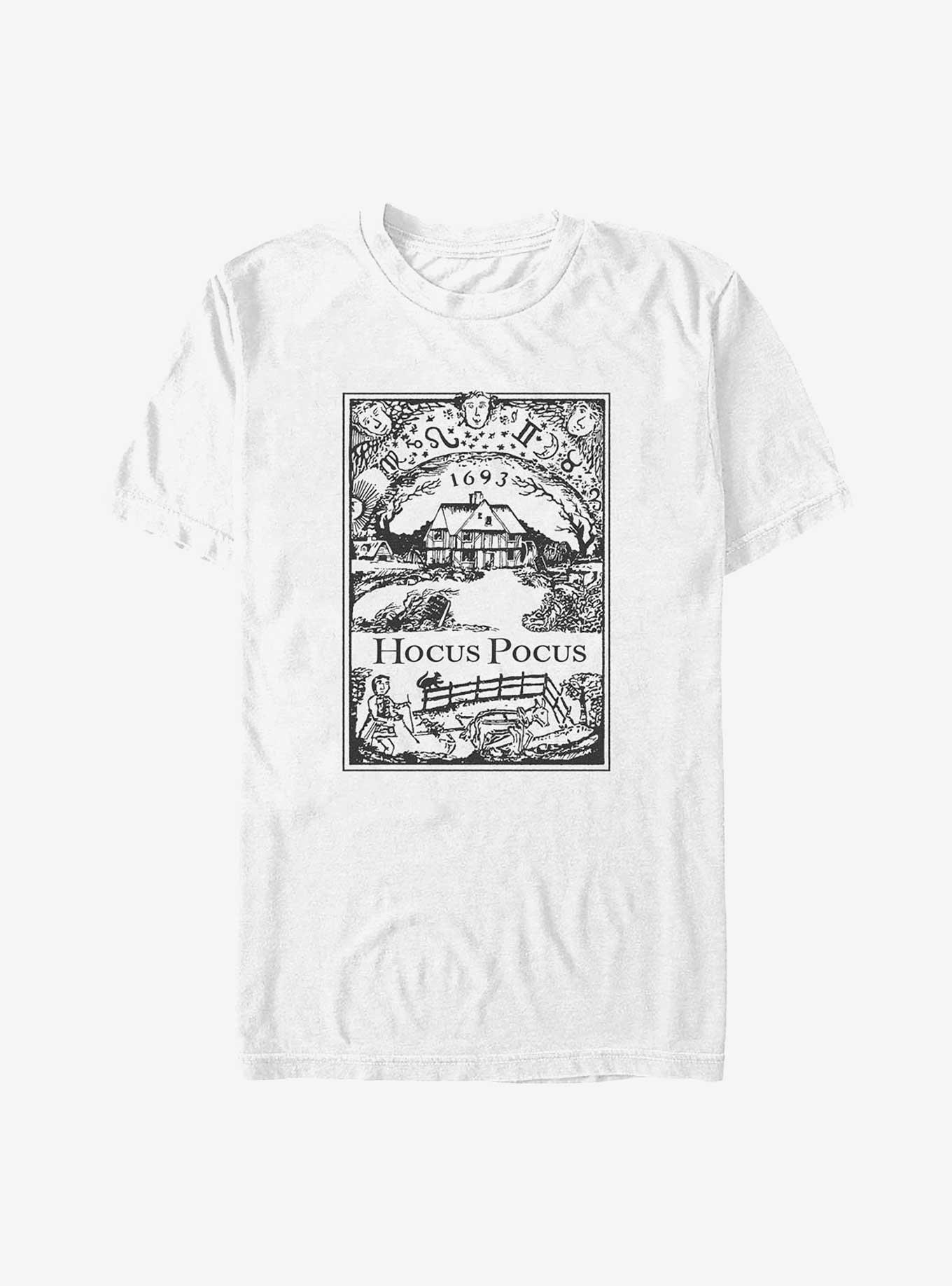 Disney Hocus Pocus Vintage Poster Extra Soft T-Shirt, WHITE, hi-res