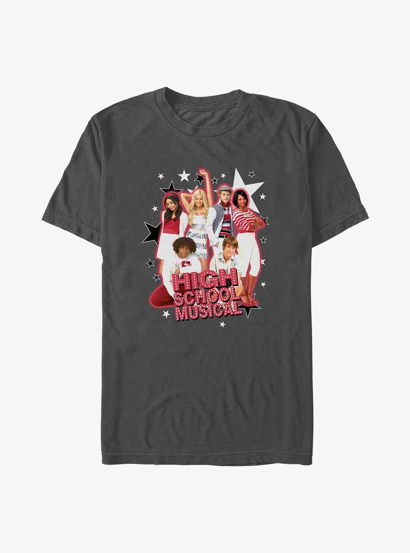 Disney High School Musical Classic Group Pose Extra Soft T-Shirt, CHARCOAL, hi-res