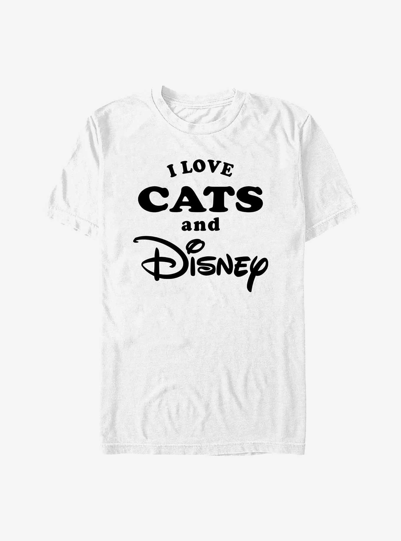 Disney I Love Cats And Disney Extra Soft T-Shirt, , hi-res