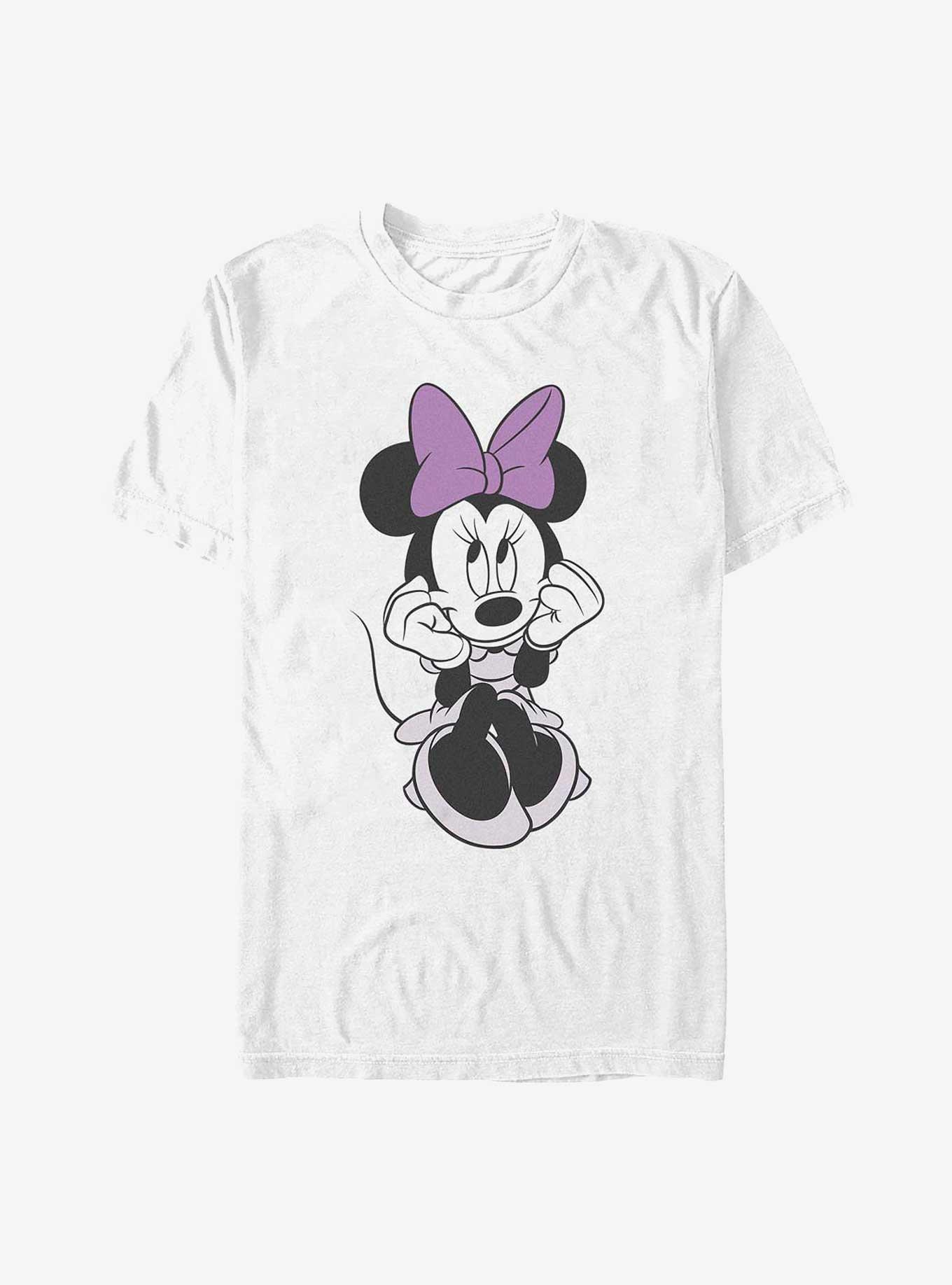 Disney Minnie Mouse Cute Pose Extra Soft T-Shirt, WHITE, hi-res