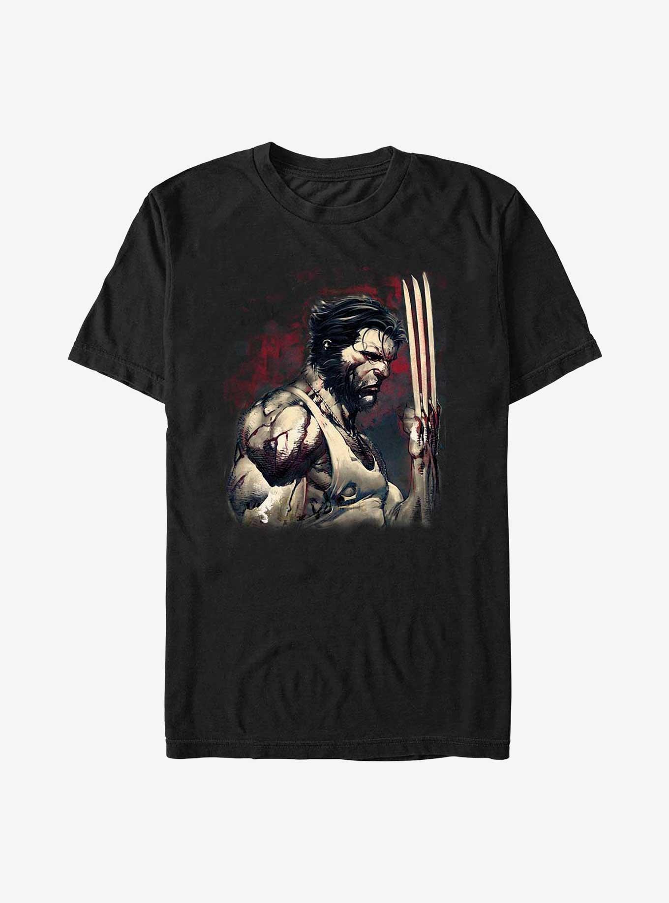 Wolverine Blood N Steel Extra Soft T-Shirt, BLACK, hi-res