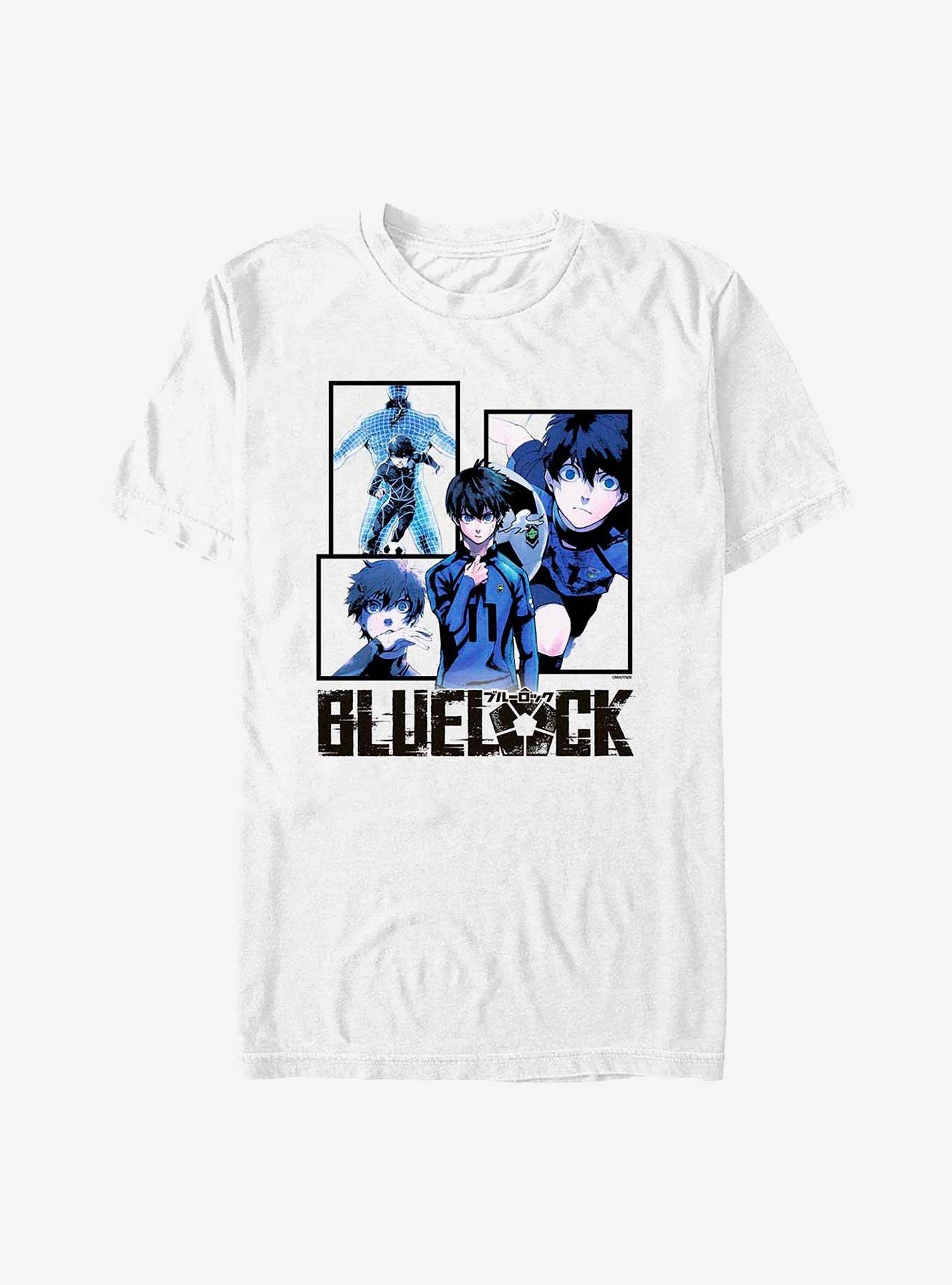 Blue Lock Isagi Collage Extra Soft T-Shirt, WHITE, hi-res