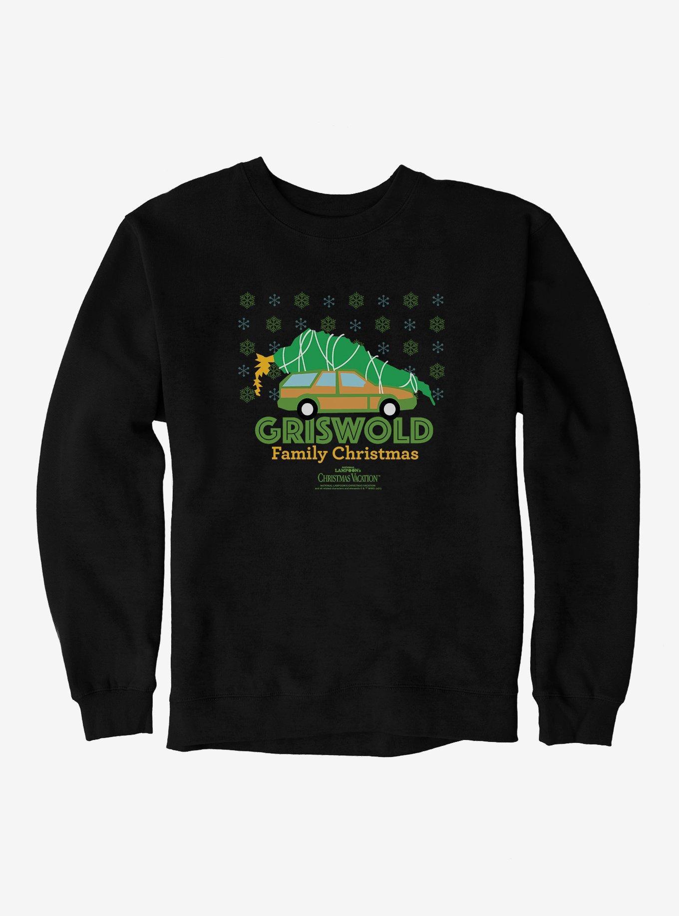 National Lampoon's Christmas Vacation Griswold Vacation Sweatshirt, BLACK, hi-res