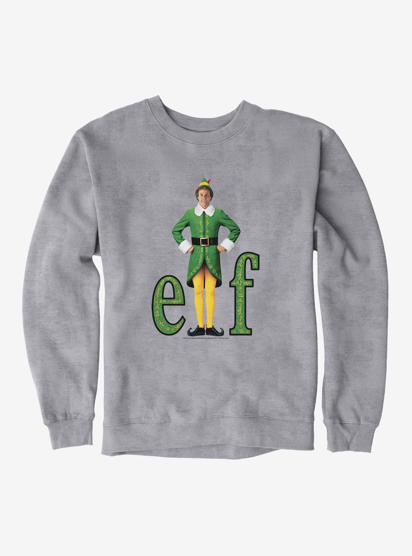 Elf Classic Logo Black Trace Sweatshirt, SPORT GRAY, hi-res
