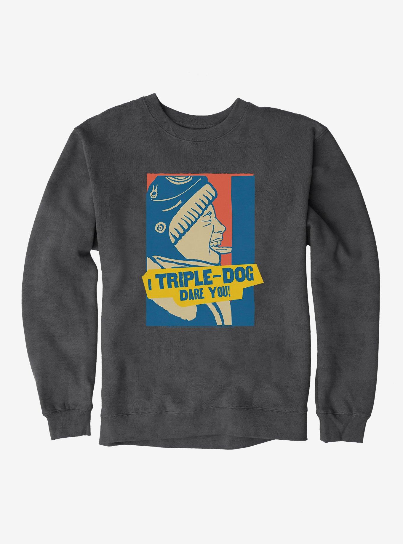 A Christmas Story Frozen Tongue Sweatshirt, DARK HEATHER, hi-res