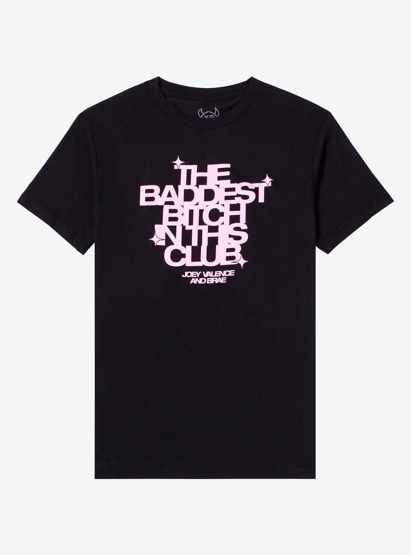Joey Valence And Brae Baddest Club Boyfriend Fit Girls T-Shirt, , hi-res