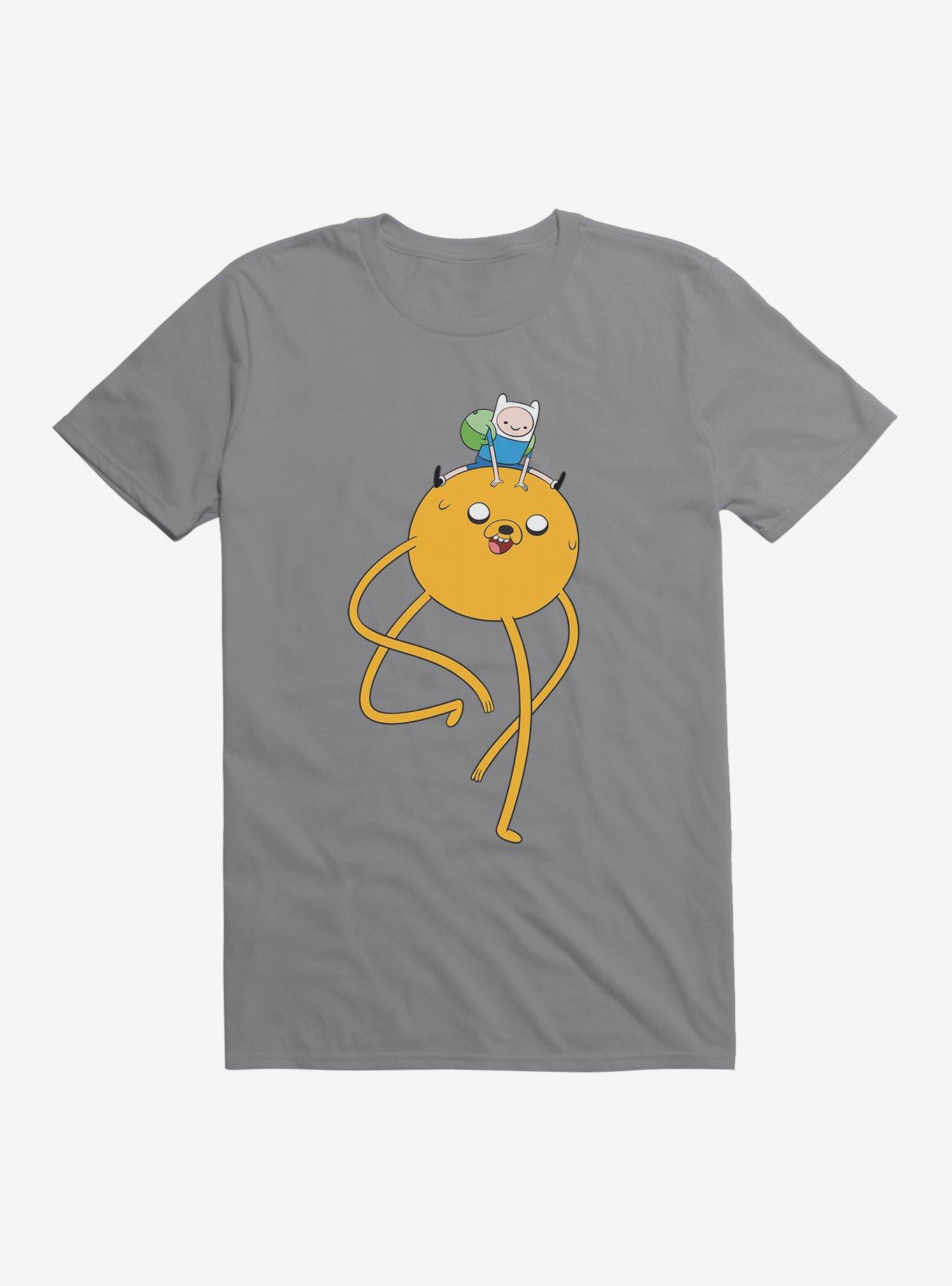Adventure Time Yellow Shadows T-Shirt, STORM GREY, hi-res
