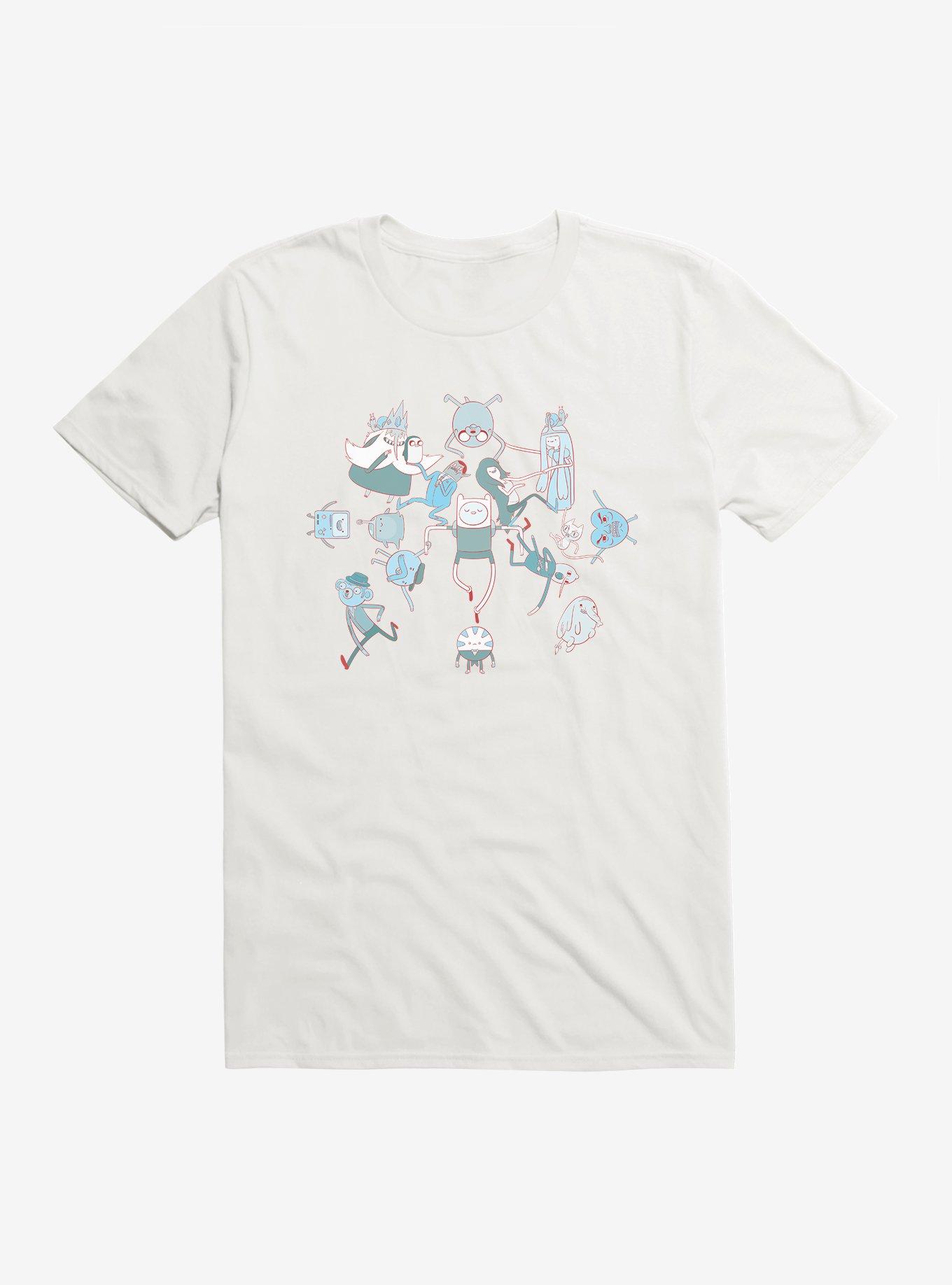 Adventure Time Intertwining Arms T-Shirt, WHITE, hi-res