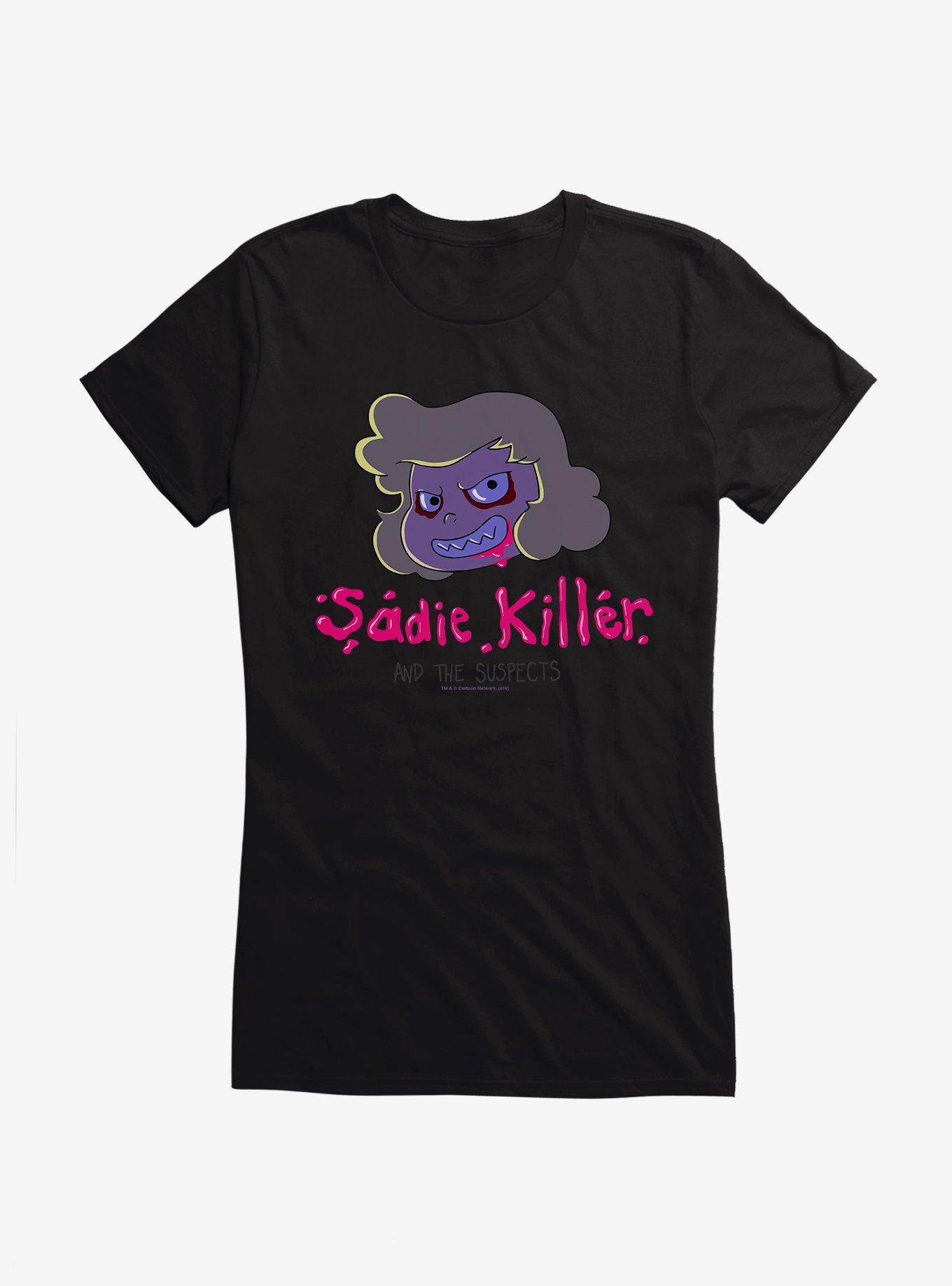 Steven Universe Sadie Killer And The Suspects Band Logo Girls T-Shirt, , hi-res