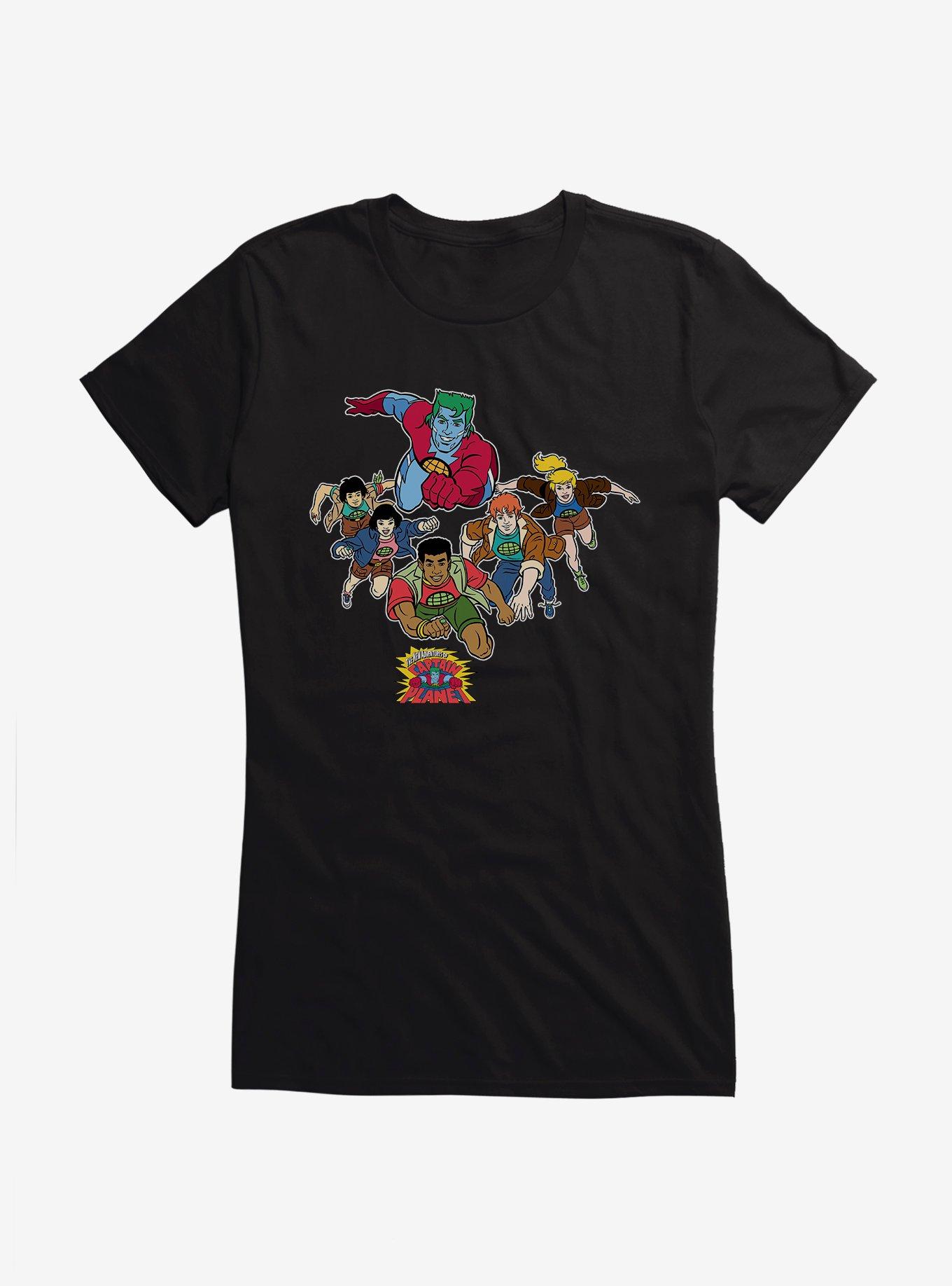 Captain Planet Lets Go Girls T-Shirt, , hi-res