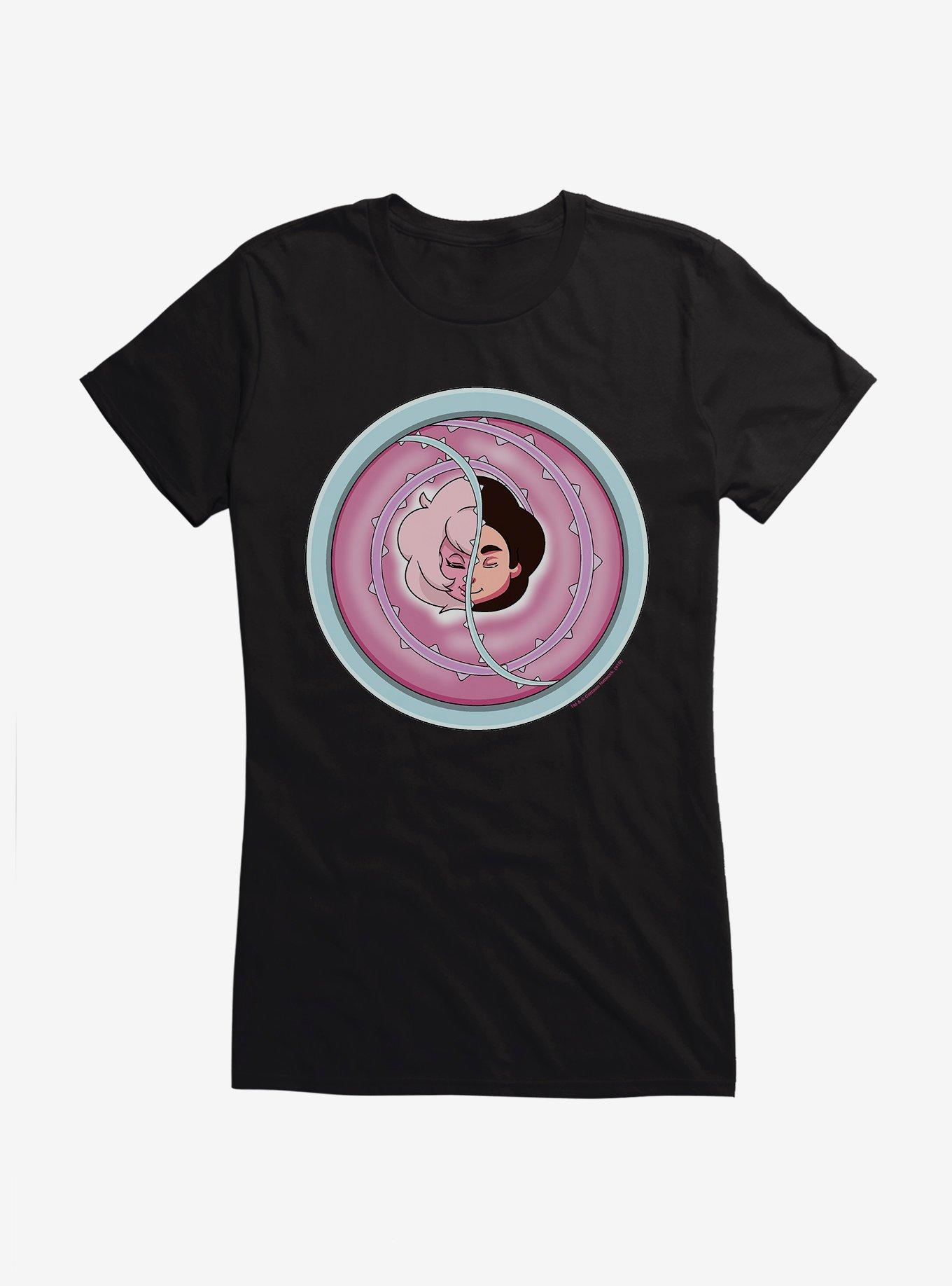 Steven Universe Family Shield Girls T-Shirt, BLACK, hi-res