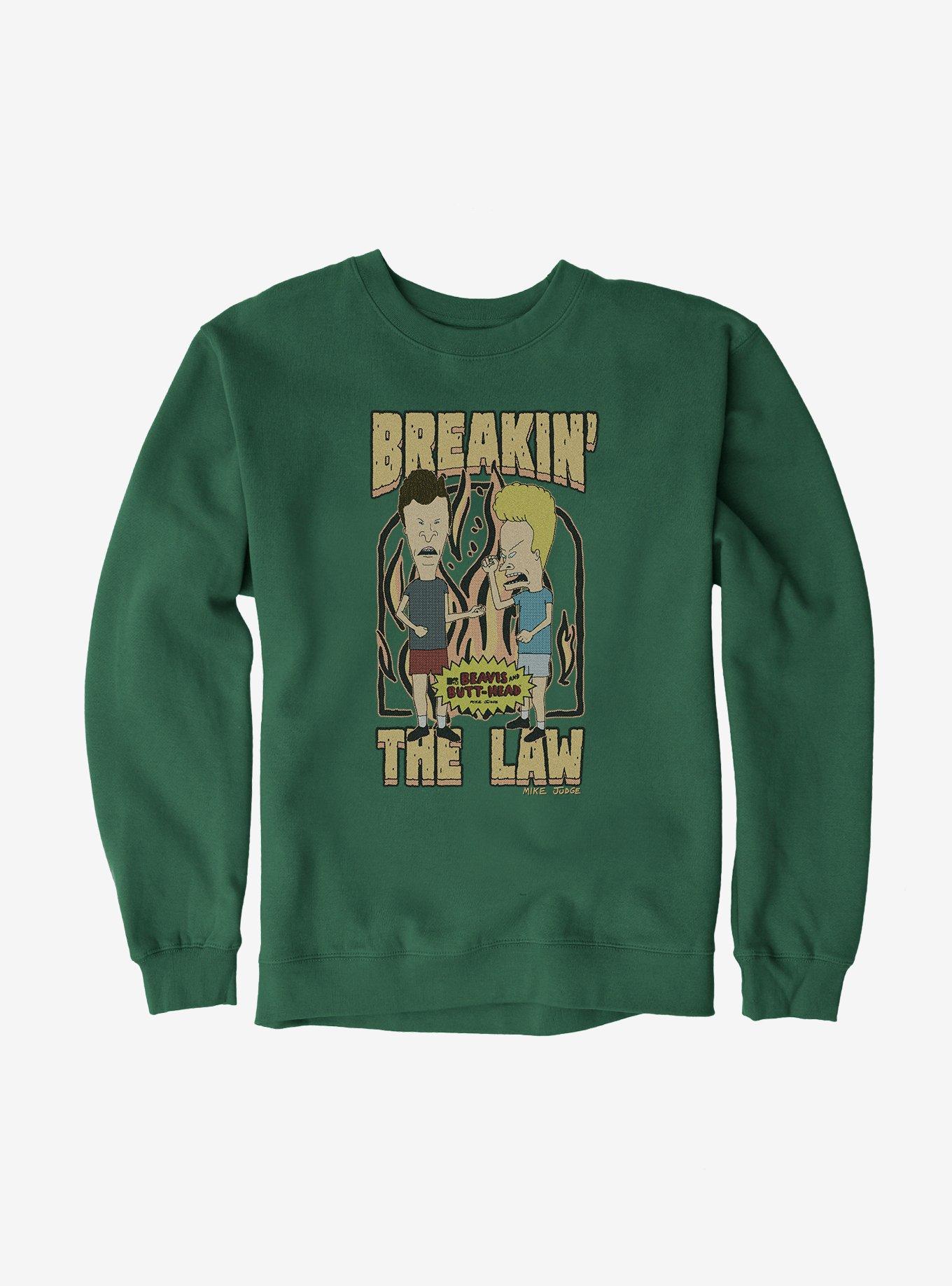 Beavis And Butthead Breakin The Law Sweatshirt