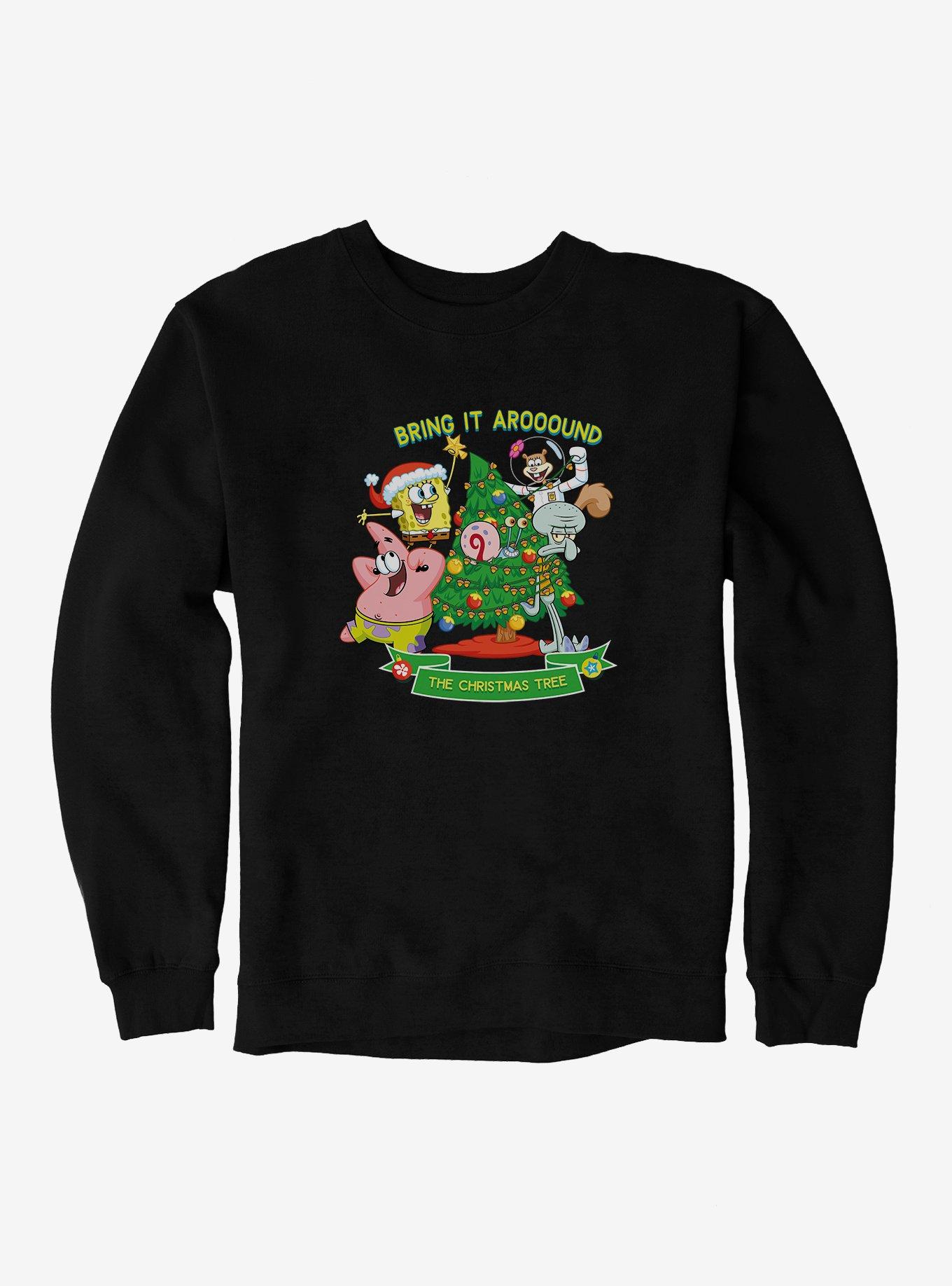 SpongeBob SquarePants Around The Christmas Tree Sweatshirt, , hi-res