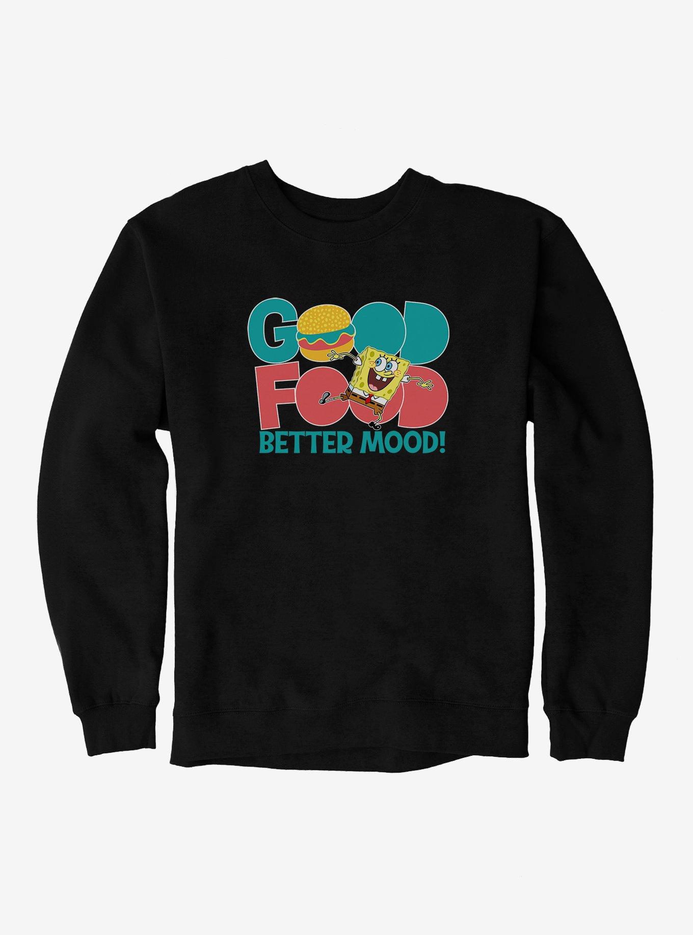SpongeBob SquarePants Good Food Better Mood! Sweatshirt, , hi-res