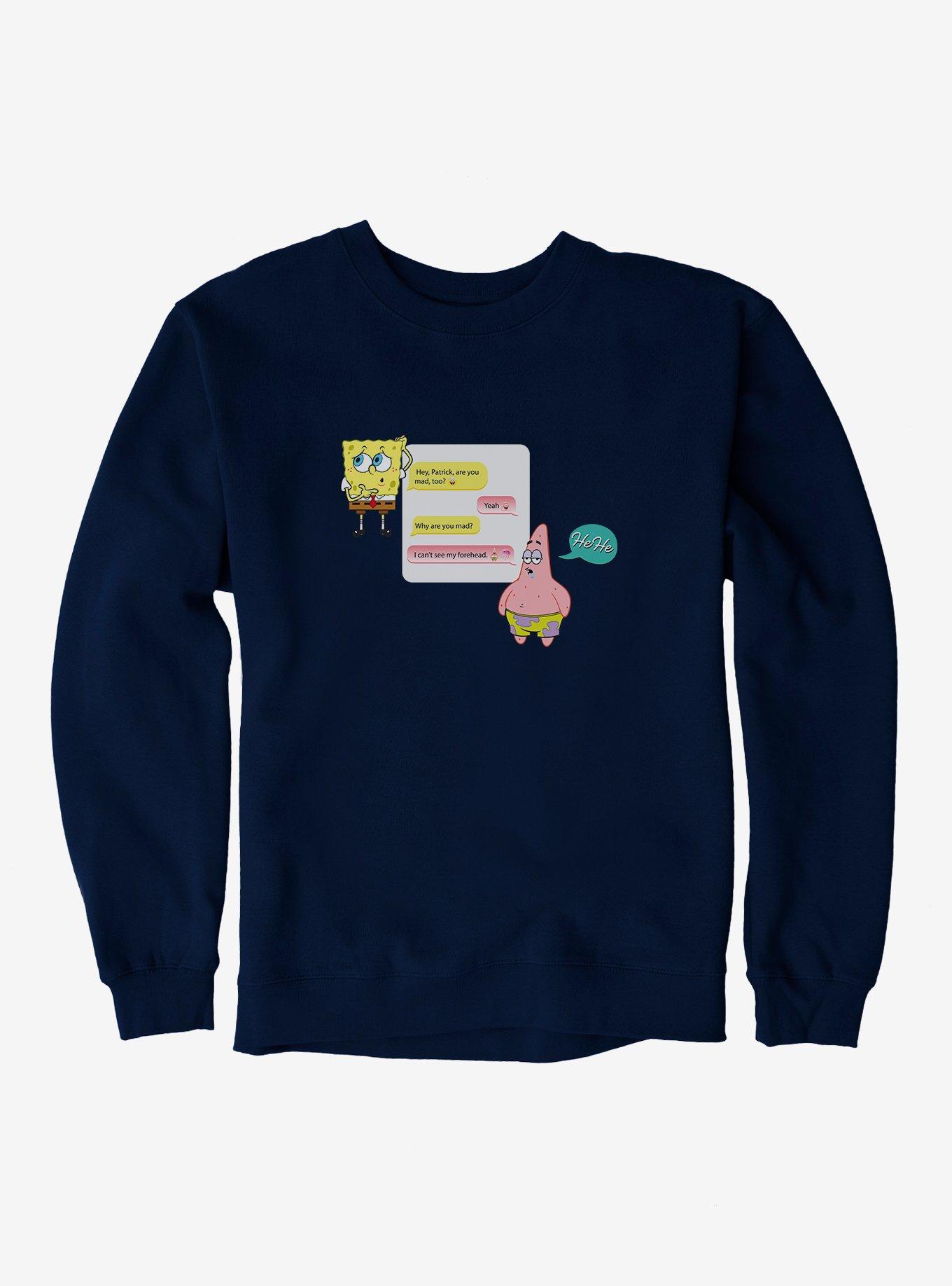 SpongeBob SquarePants Can't See My Forehead Sweatshirt, , hi-res