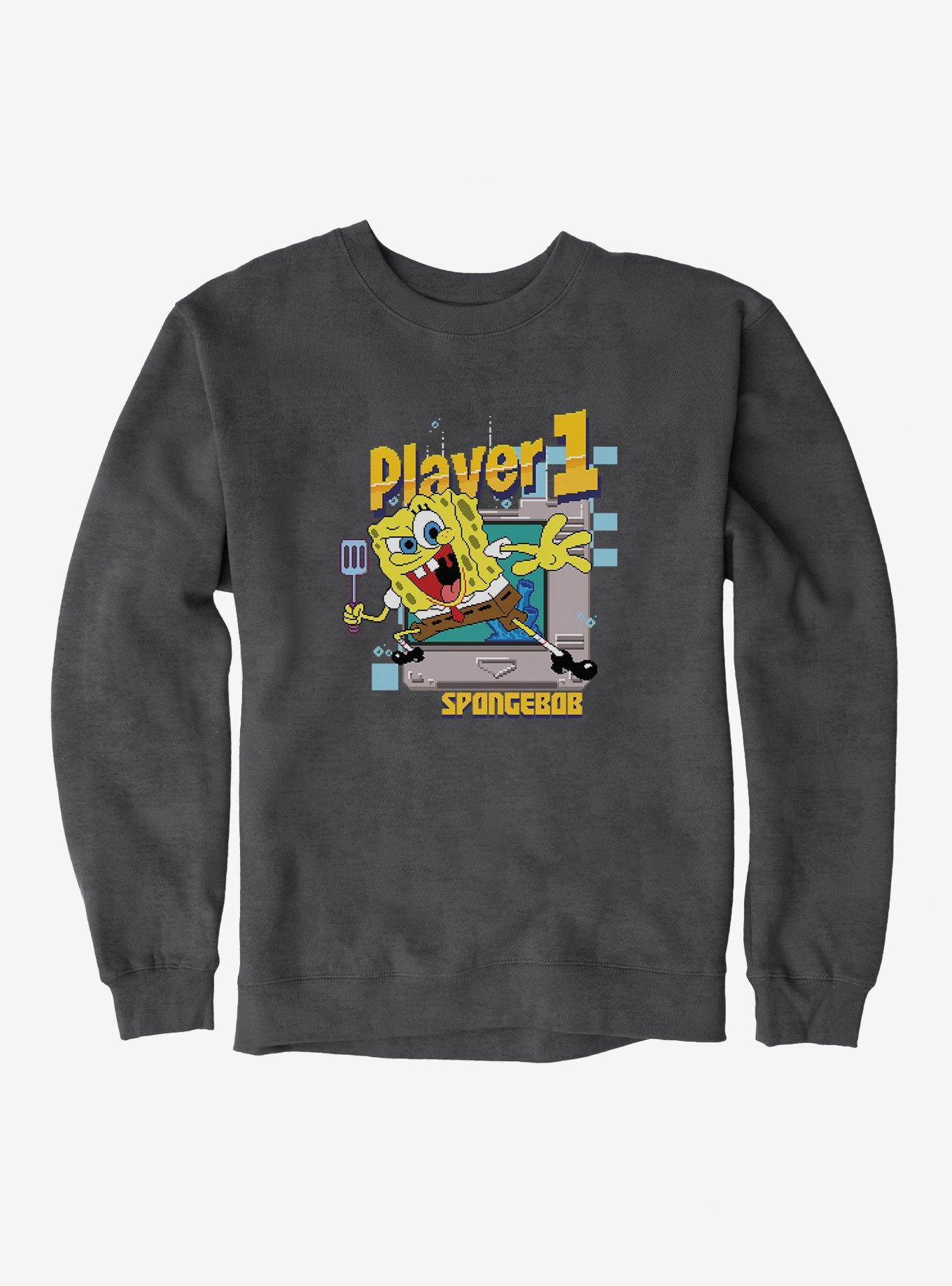 SpongeBob SquarePants Player 1 SpongeBob Sweatshirt, , hi-res