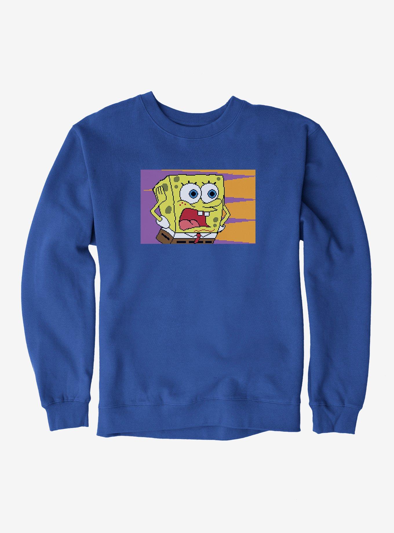 SpongeBob SquarePants Screaming Sweatshirt, ROYAL, hi-res
