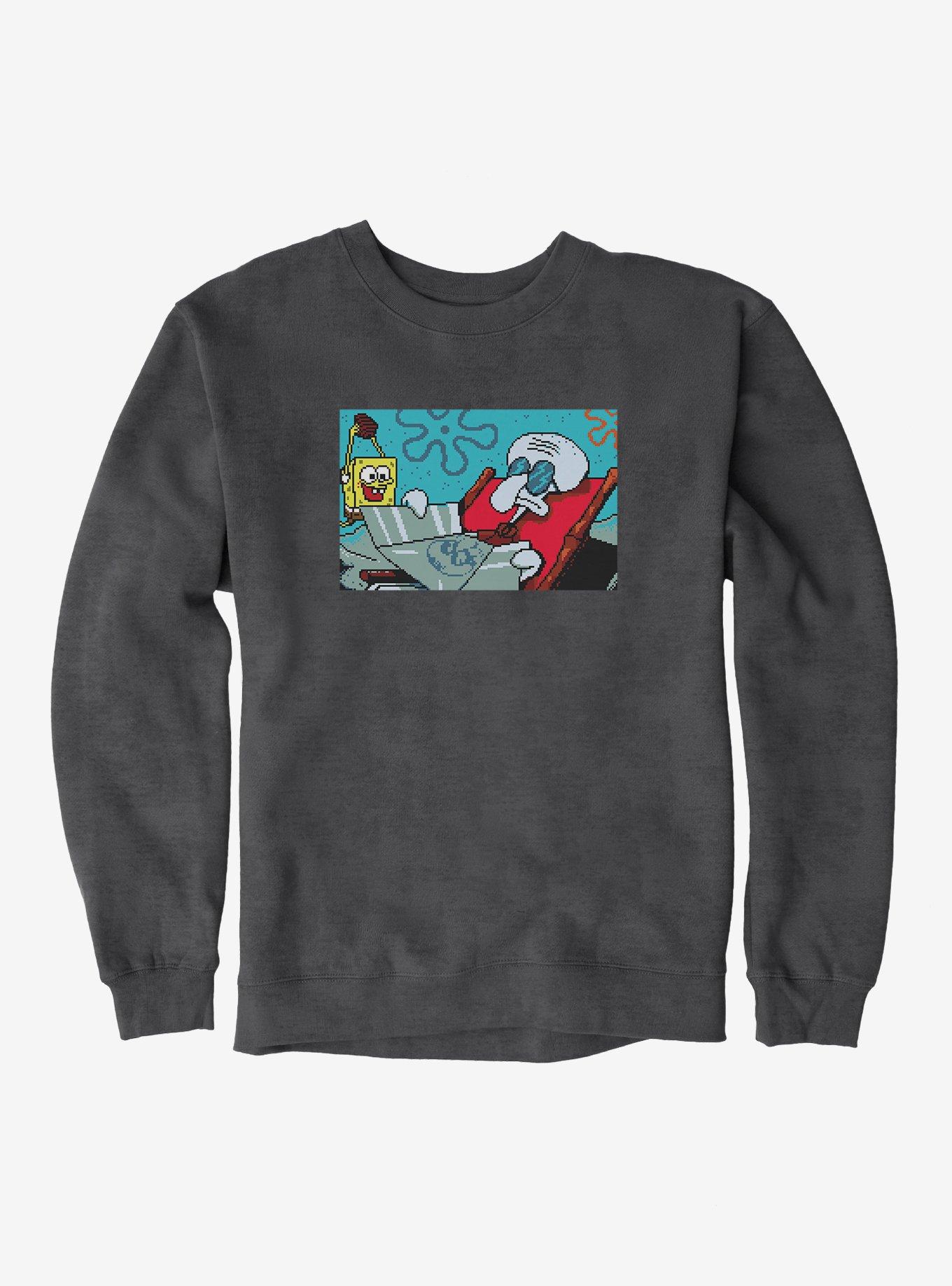 SpongeBob SquarePants Squidward Tanning Sweatshirt, , hi-res