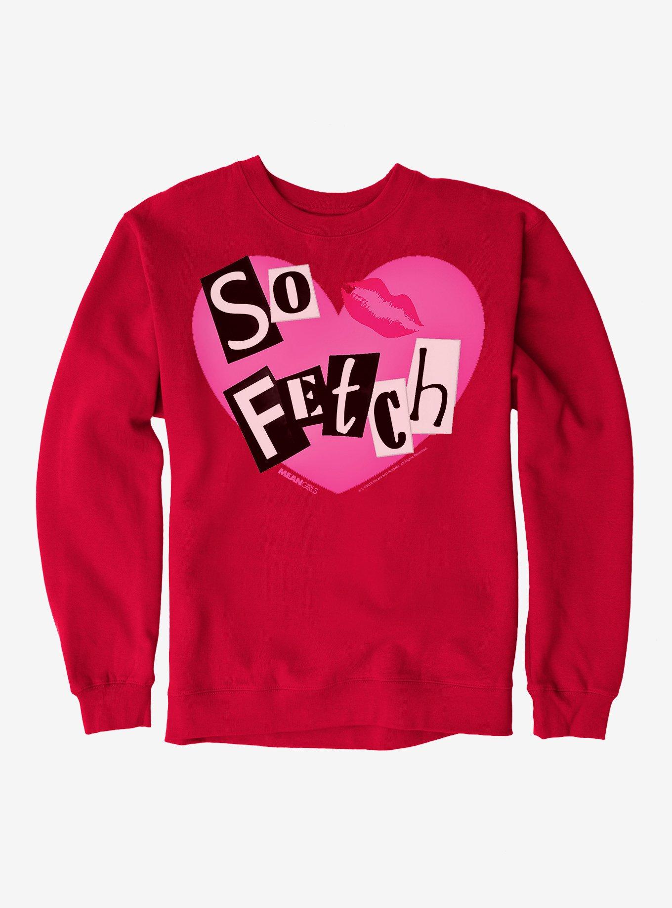 Mean Girls So Fetch Sweatshirt, RED, hi-res