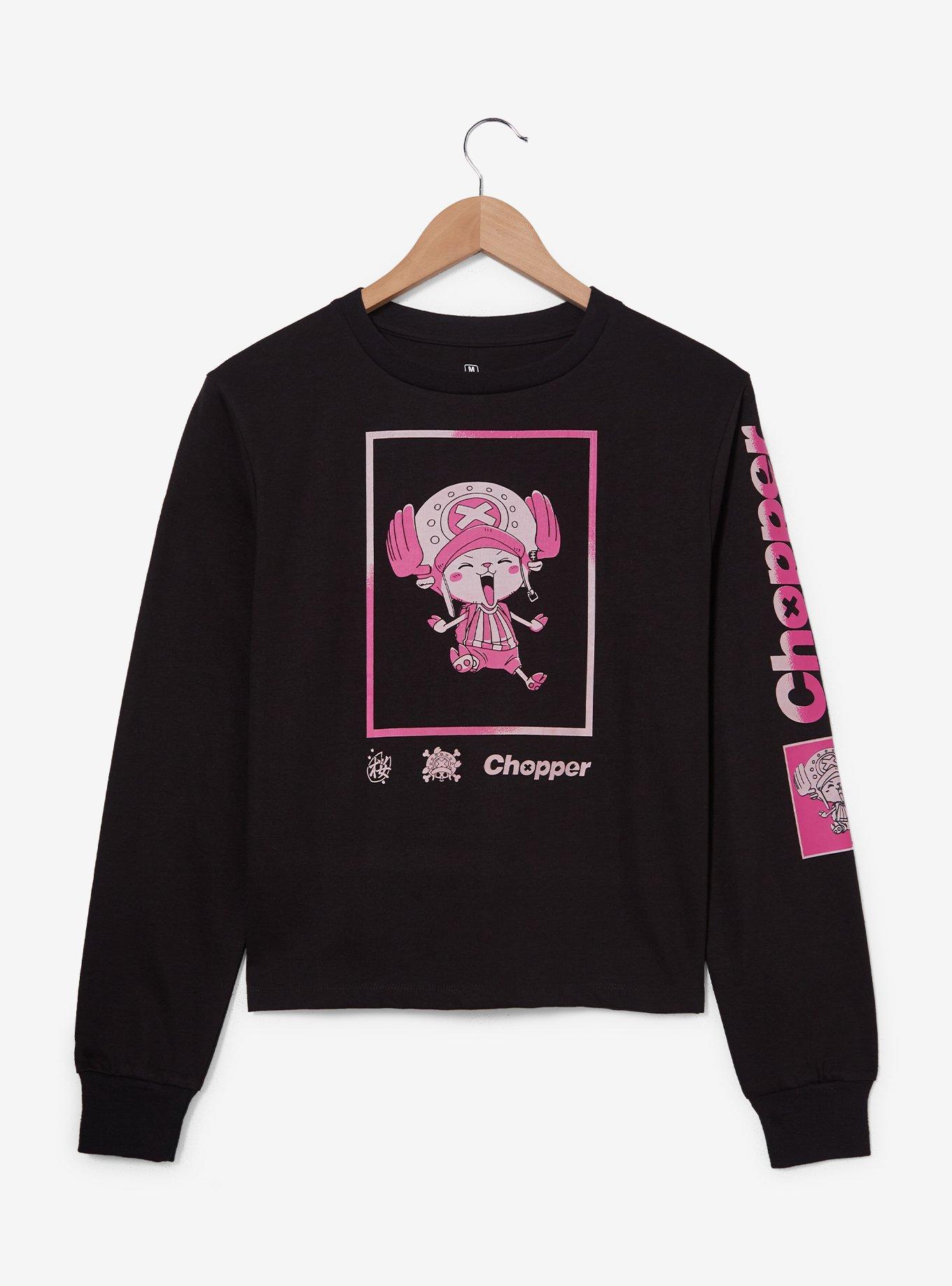 One Piece Chopper Tonal Portrait Women's Long Sleeve T-Shirt - BoxLunch Exclusive, , hi-res