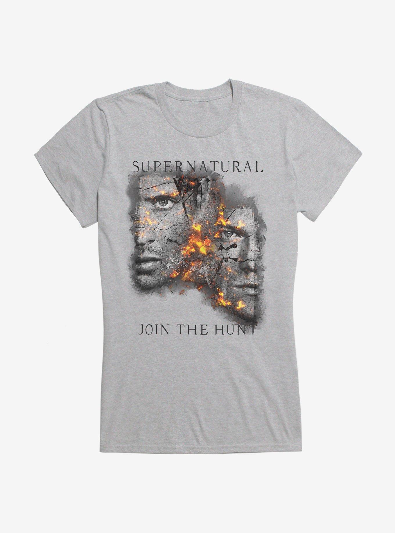 Supernatural Fire Crackle Sam & Dean Girls T-Shirt