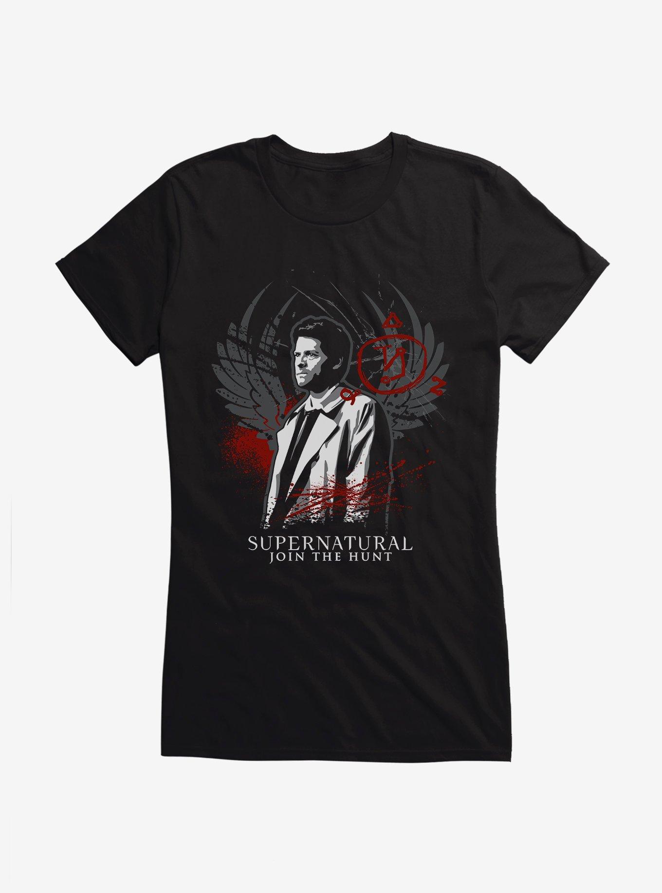 Supernatural Castiel Girls T-Shirt