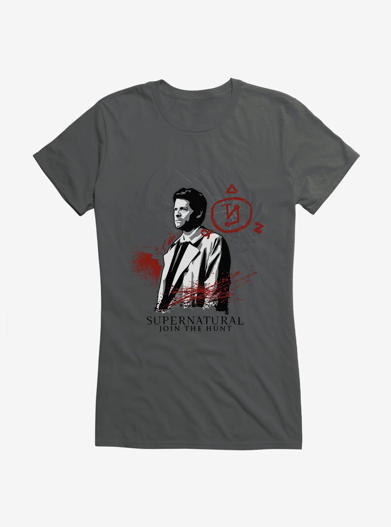 Supernatural Castiel Girls T-Shirt, , hi-res