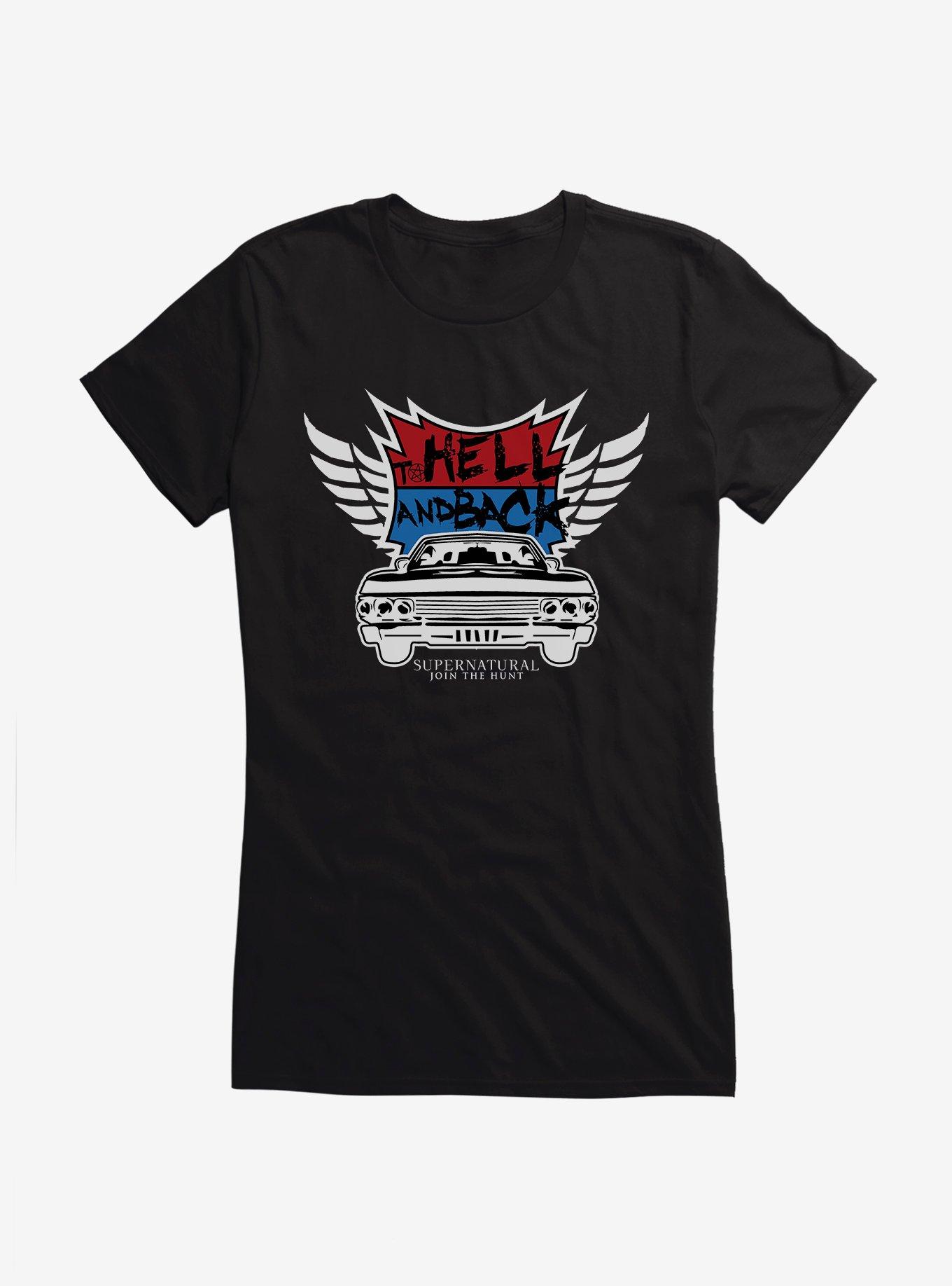 Supernatural To Hell and Back Girls T-Shirt