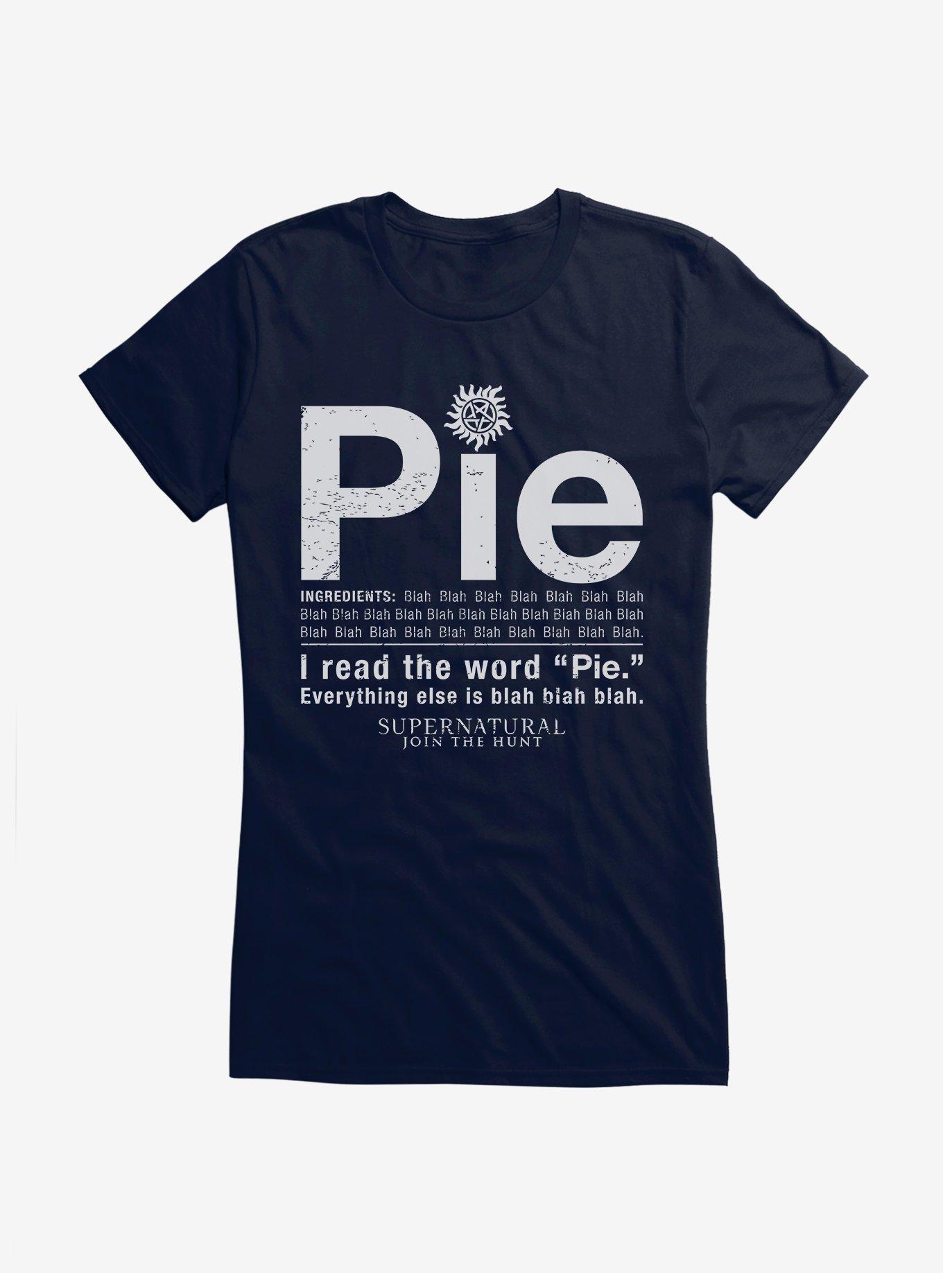 Supernatural Pie Girls T-Shirt, NAVY, hi-res