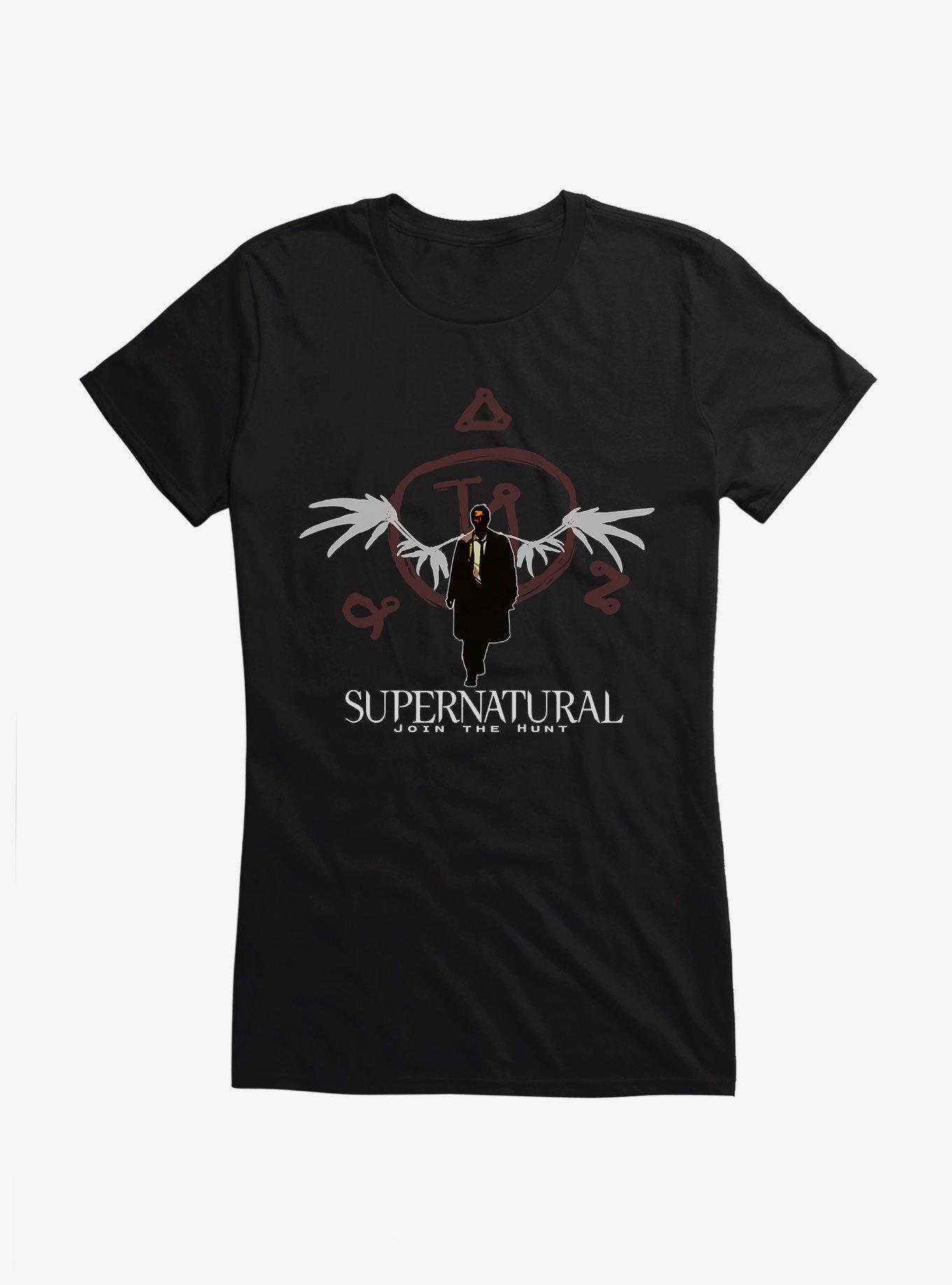 Supernatural Castiel Angel Seal Girls T-Shirt, , hi-res