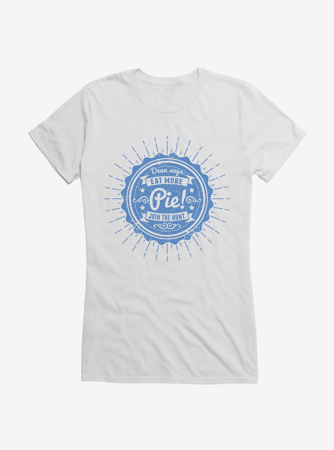 Supernatural Eat More Pie Girls T-Shirt
