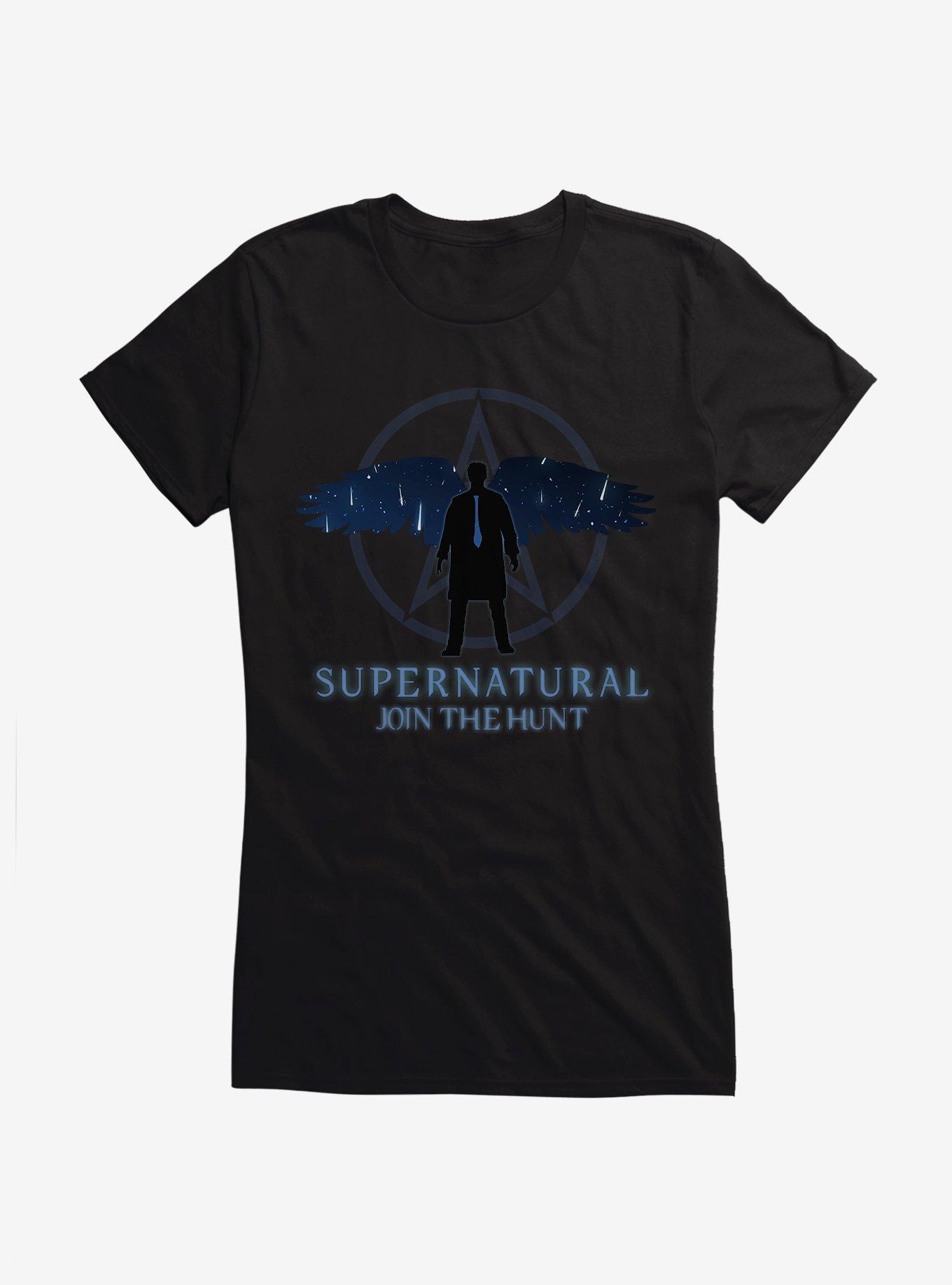 Supernatural Winged Castiel Girls T-Shirt, , hi-res