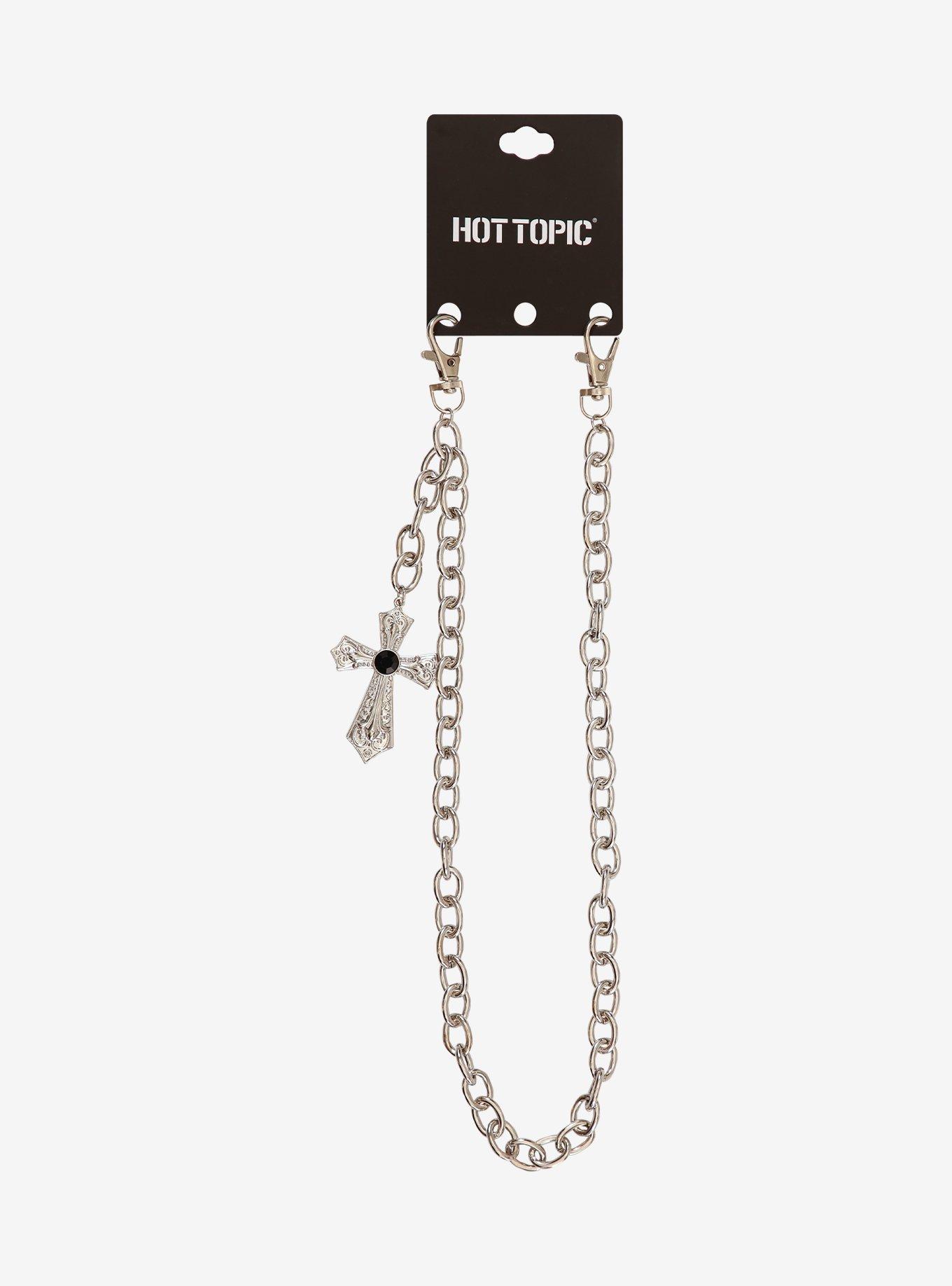 Gothic Cross 21 Inch Wallet Chain, , hi-res