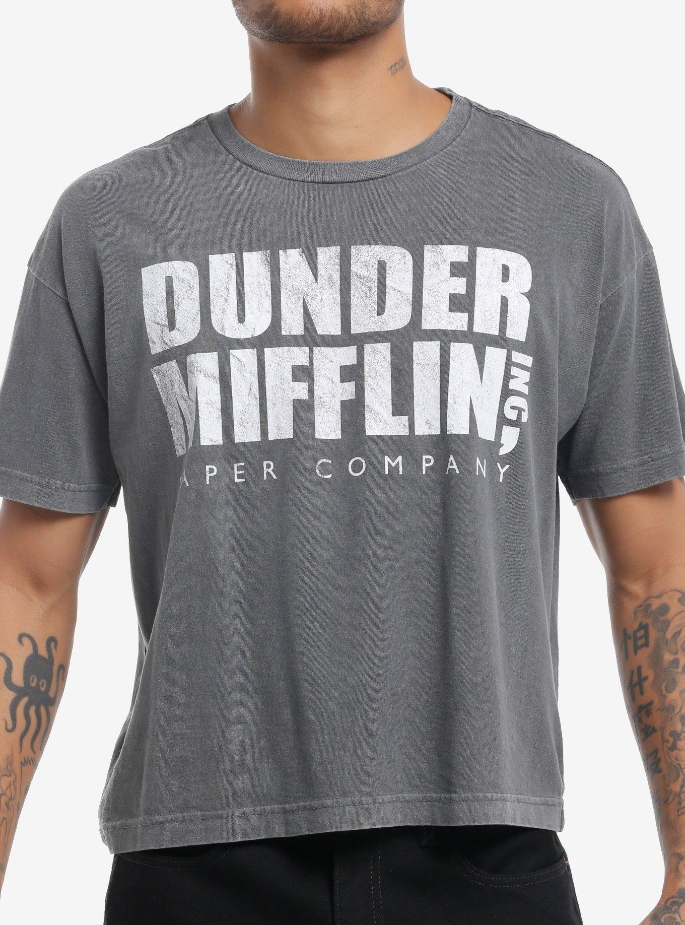 The Office Dunder Mifflin Faux Faded T-Shirt, , hi-res