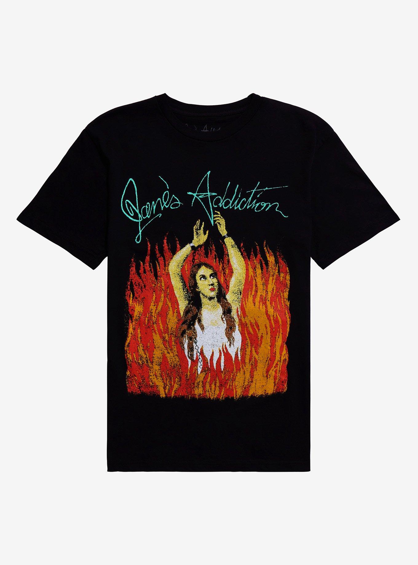 Jane's Addiction Woman In Flames T-Shirt, , hi-res