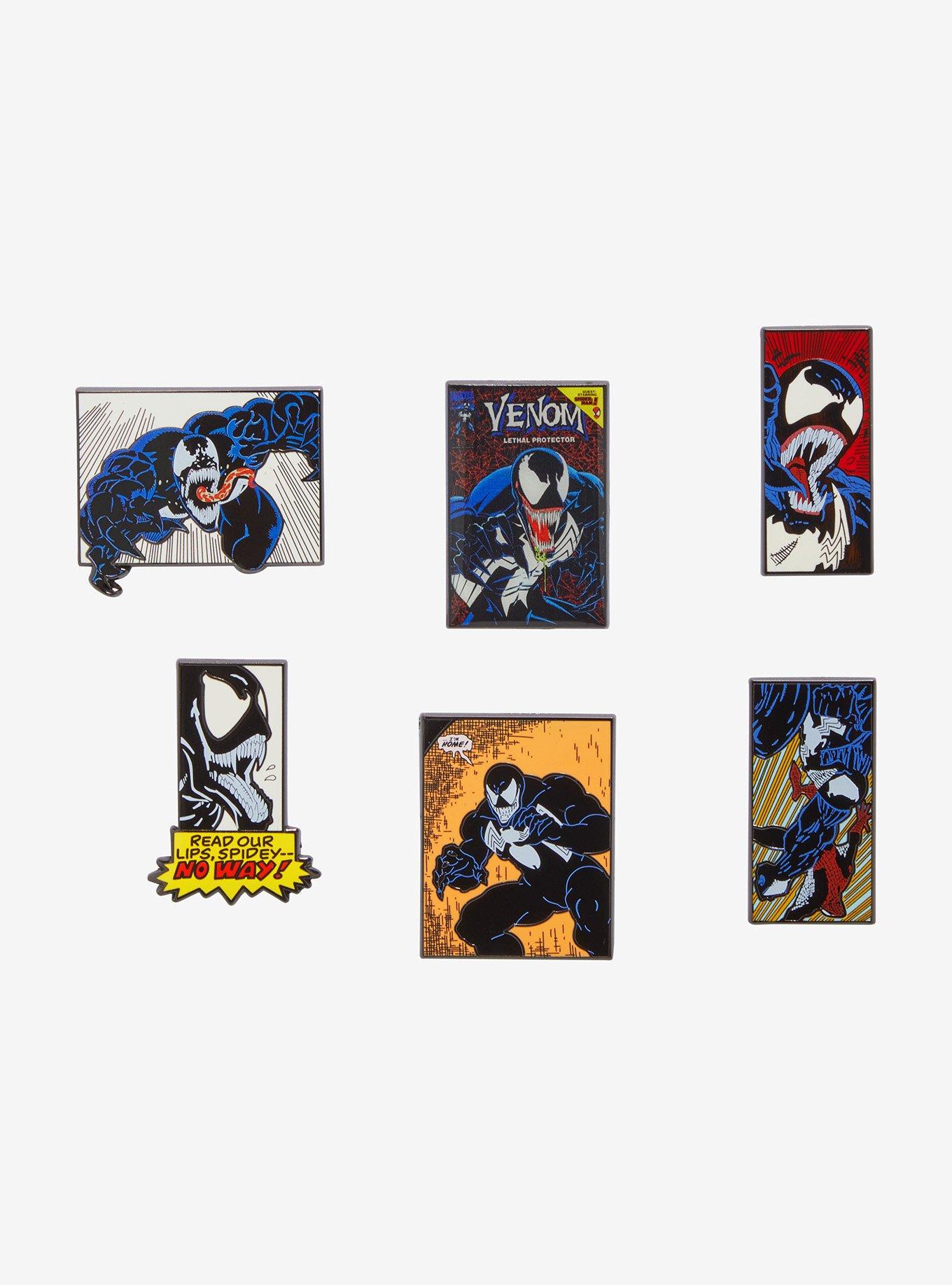 Marvel Venom Comic Panel Blind Box Enamel Pin, , hi-res