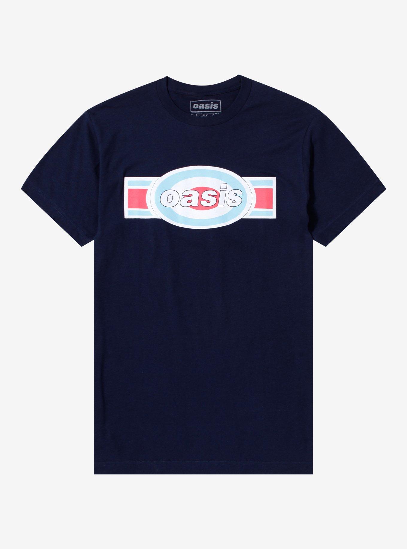 Oasis Red White & Blue Logo T-Shirt