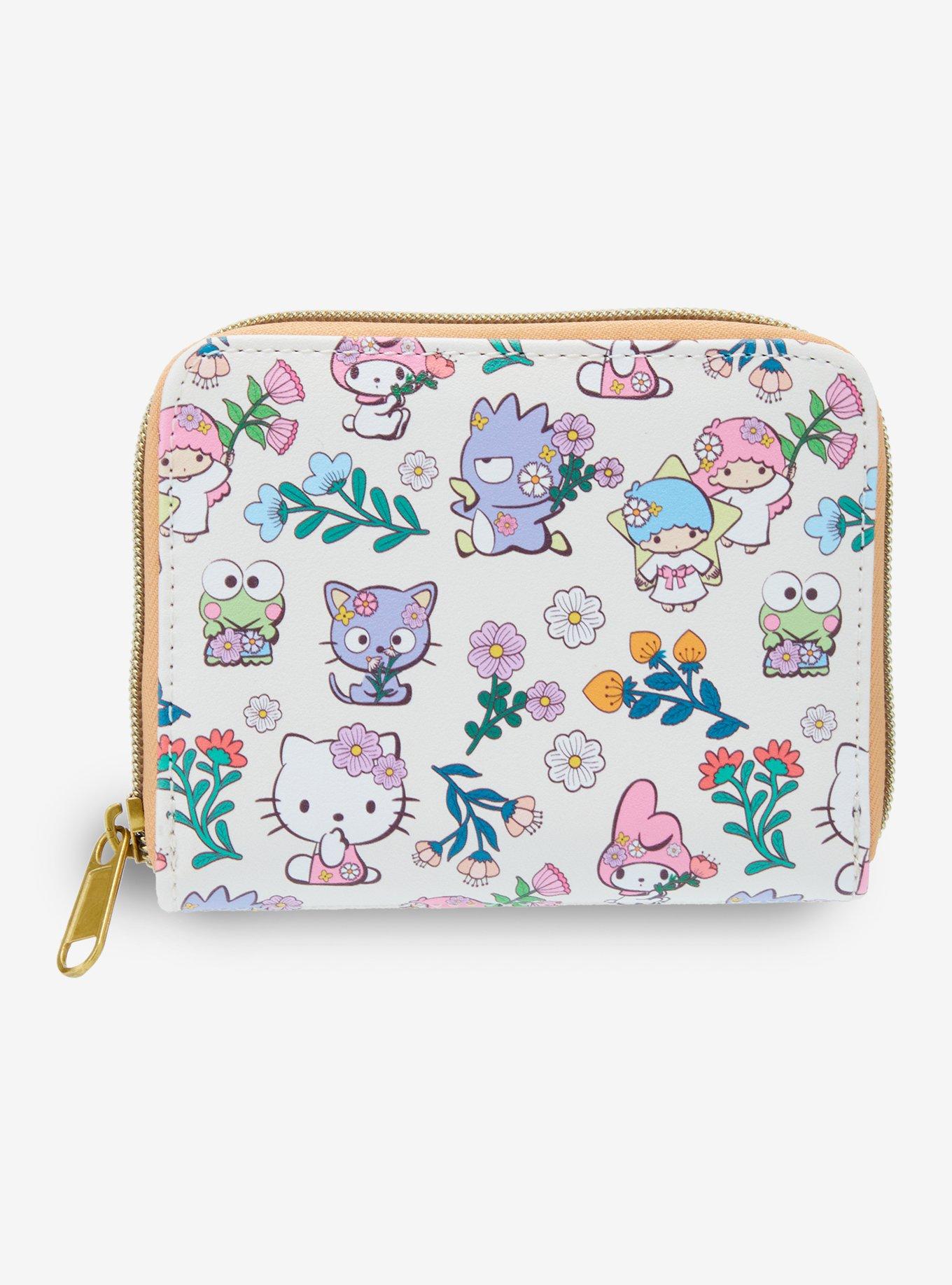 Her Universe Kuromi Bow Velvet Mini Flap Wallet