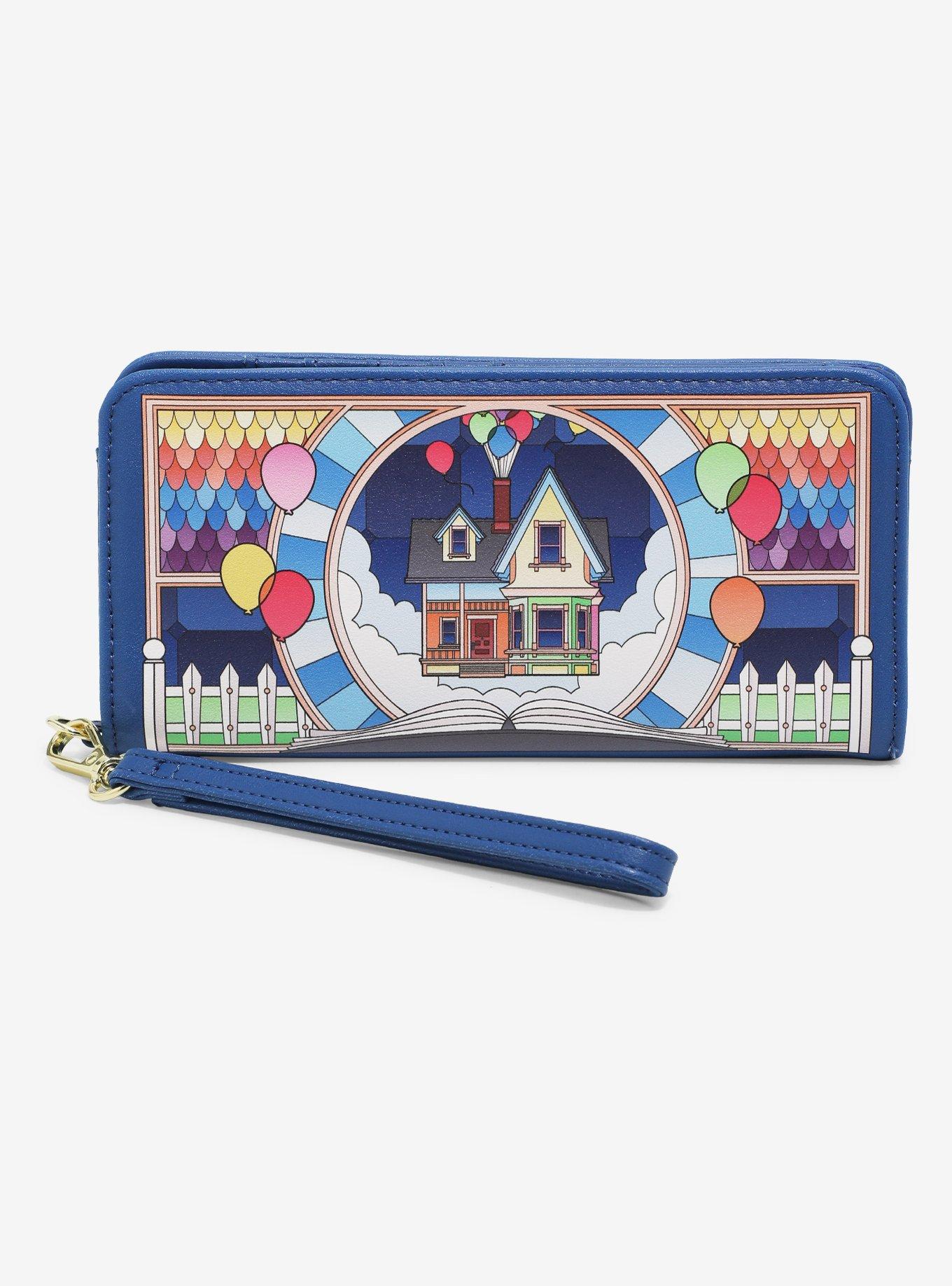 Loungefly Disney Pixar Up House Stained Glass Tech Wallet, , hi-res