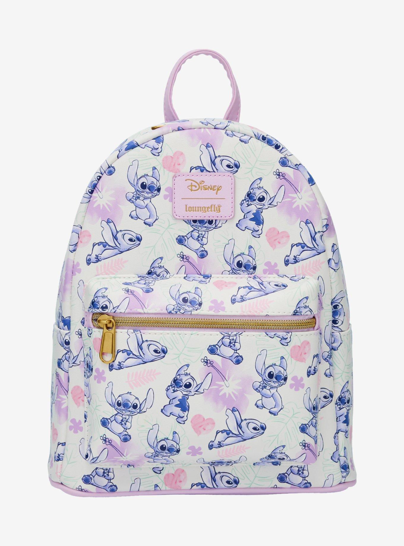 Loungefly Disney Stitch Tropical Heart Pastel Mini Backpack