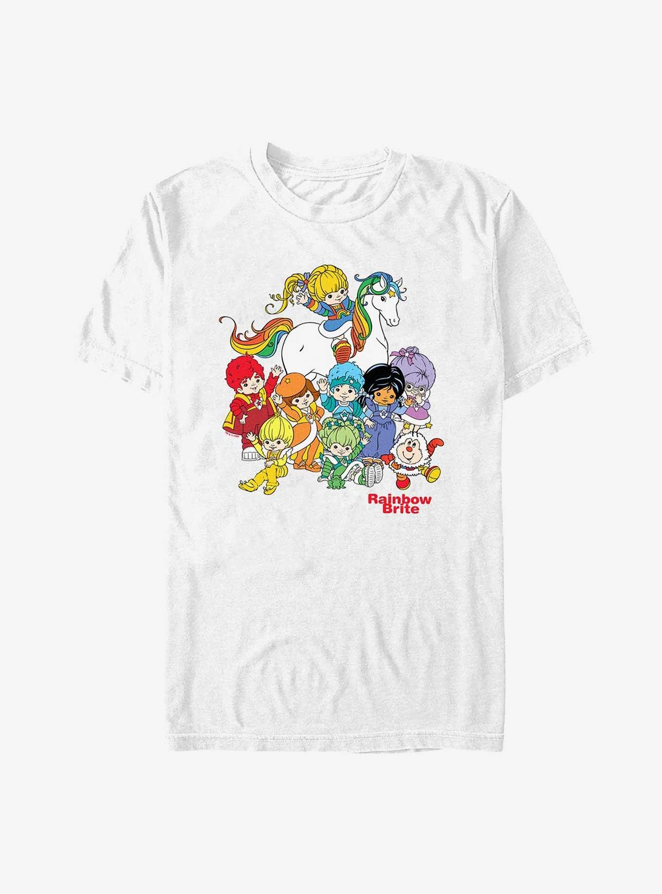 Rainbow Brite And Friends Extra Soft T-Shirt, WHITE, hi-res