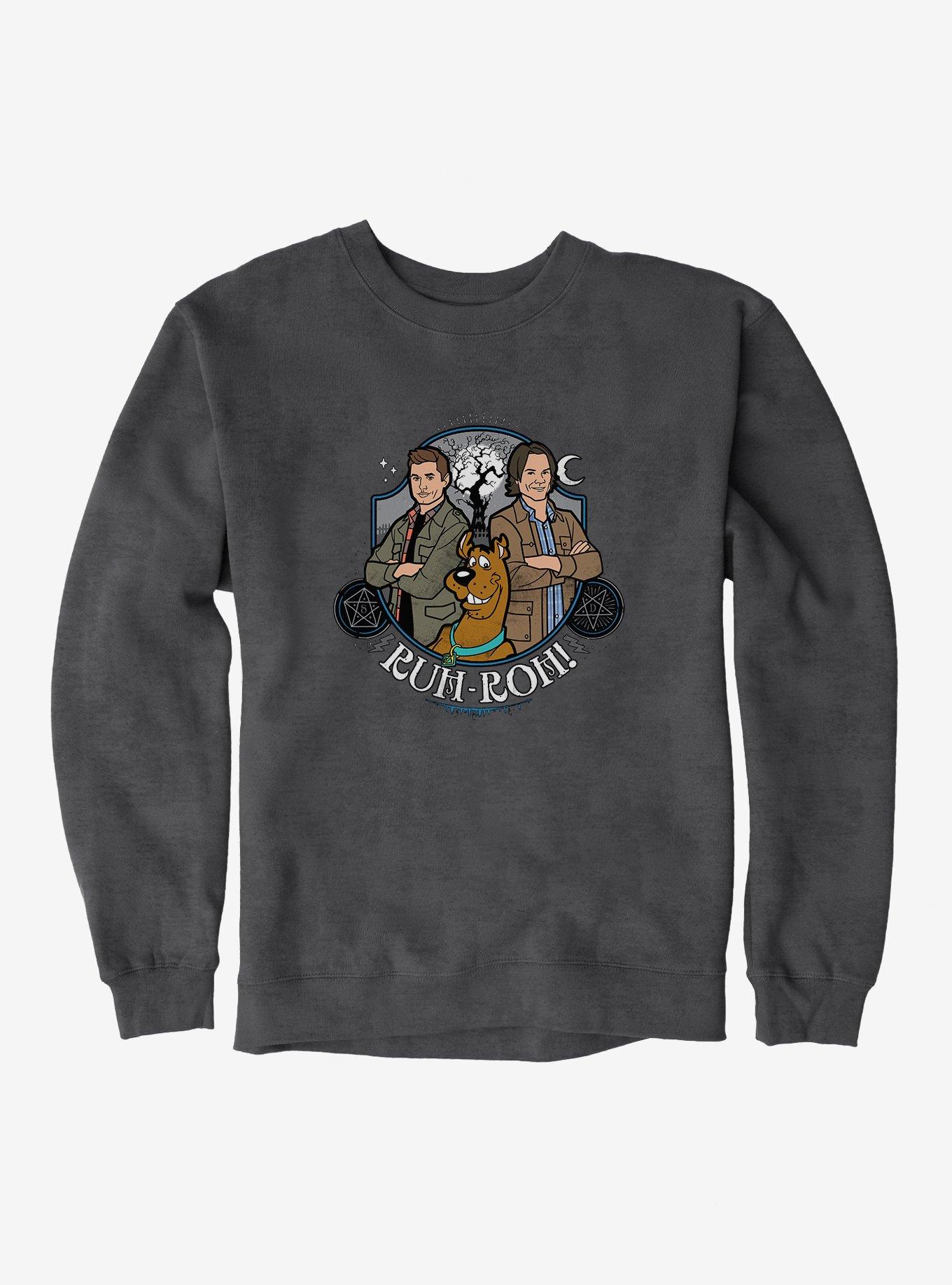 Supernatural Scoobynatural Ruh-Roh Sweatshirt, DARK HEATHER, hi-res